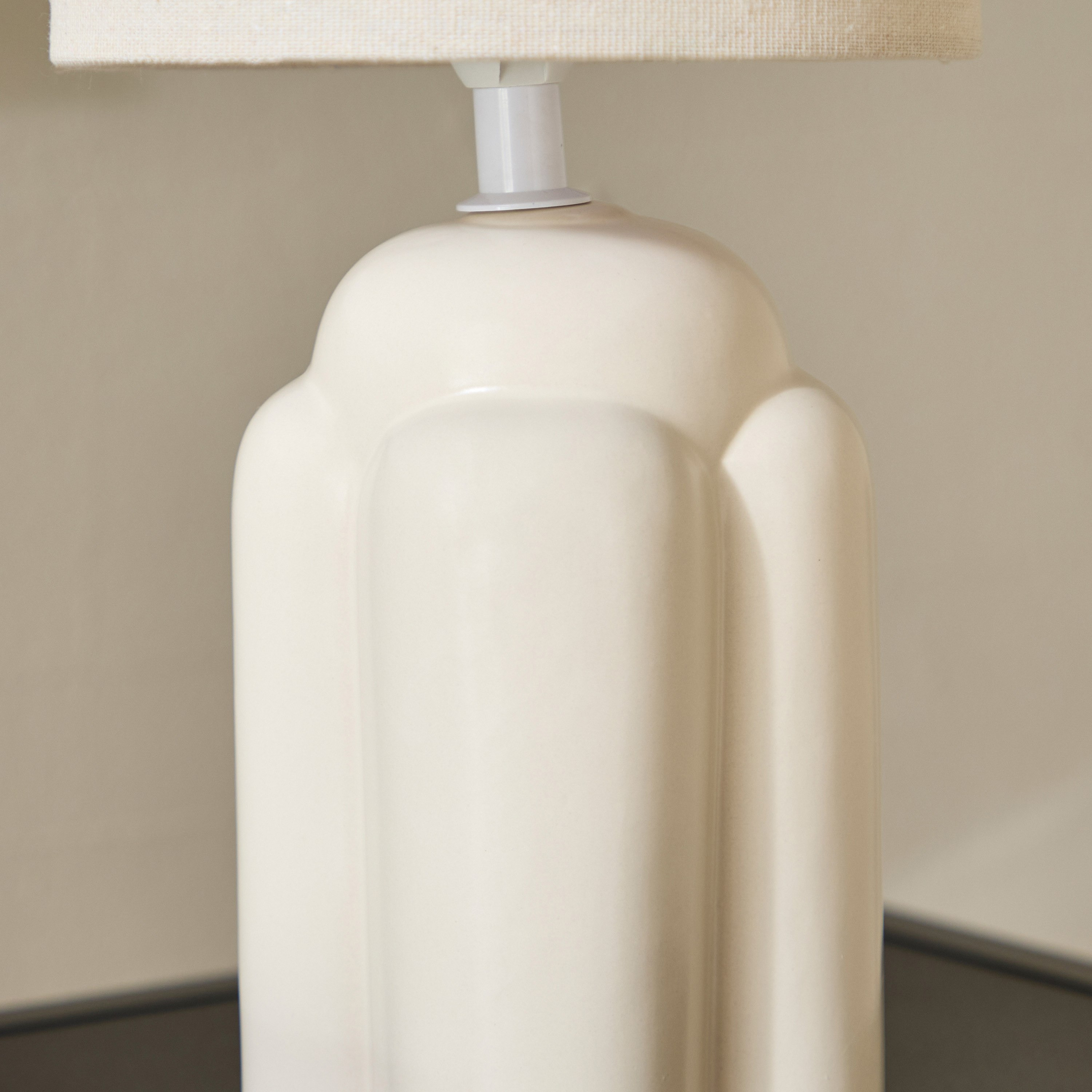 Emzie Ceramic Table Lamp with Linen Shade - 36 cm-hbxlivingroom-lighting-tablelamps-image-3