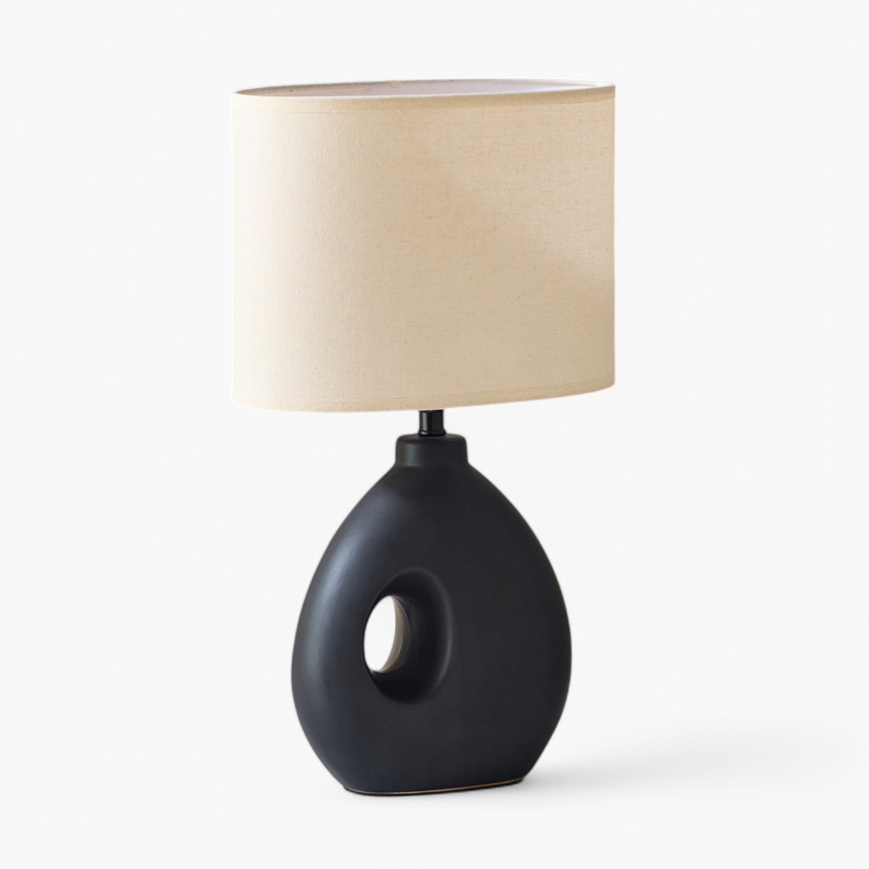 مصباح طاولة سيراميك مع غطاء كتان من إمزي - 51 سم-hbxlivingroom-lighting-tablelamps-image-5