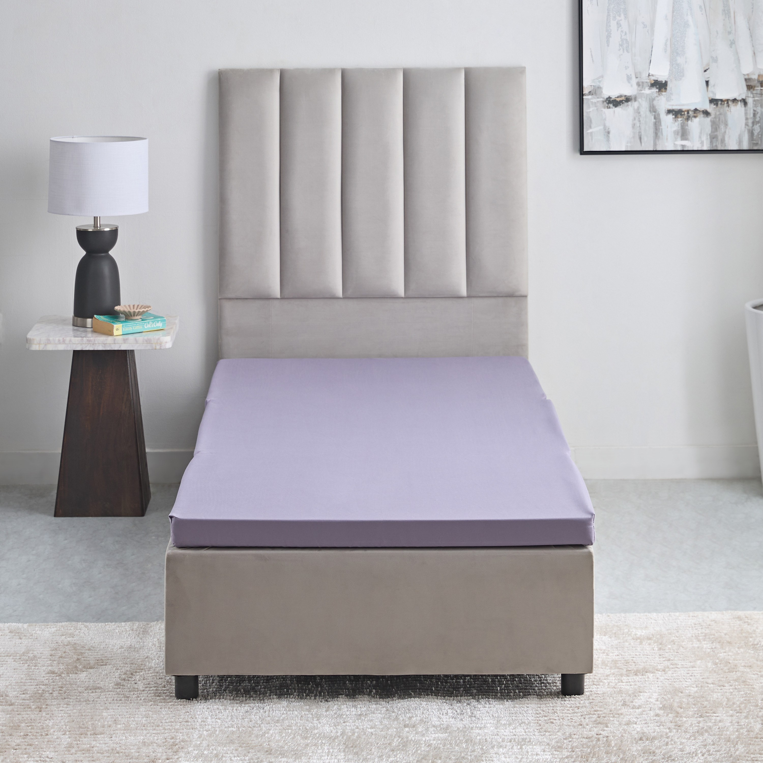 Luno Oslo Trifold Foam Folding Single Mattress - 90x190x6 cm-hbxfurniture-bedroom-mattresses-single-image-5