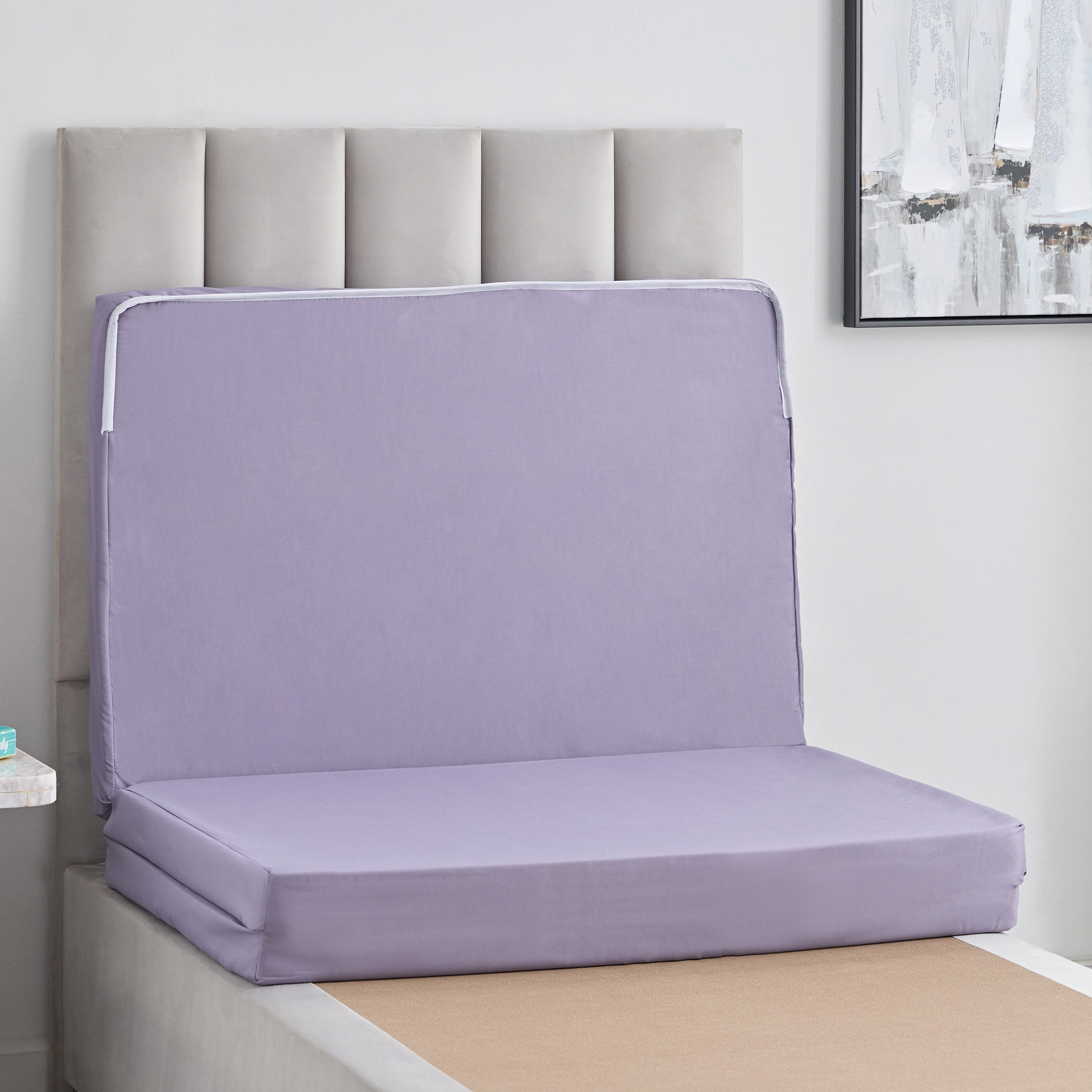 Luno Oslo Trifold Foam Folding Single Mattress - 90x190x6 cm-hbxfurniture-bedroom-mattresses-single-image-7