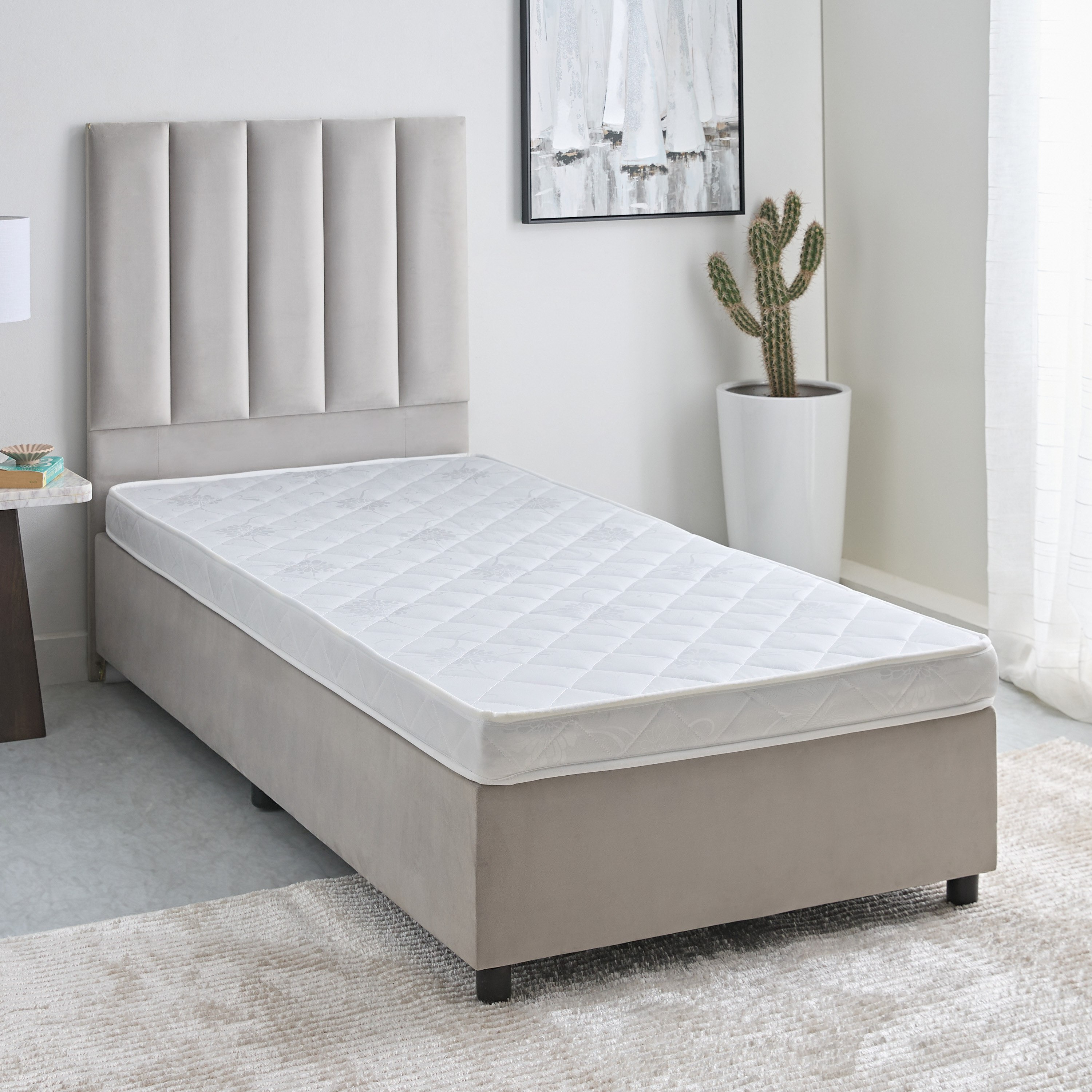 Luno Como Nxt Firm Rebonded Foam Single Mattress - 90x190x7 cm-hbxfurniture-bedroom-mattresses-single-image-6