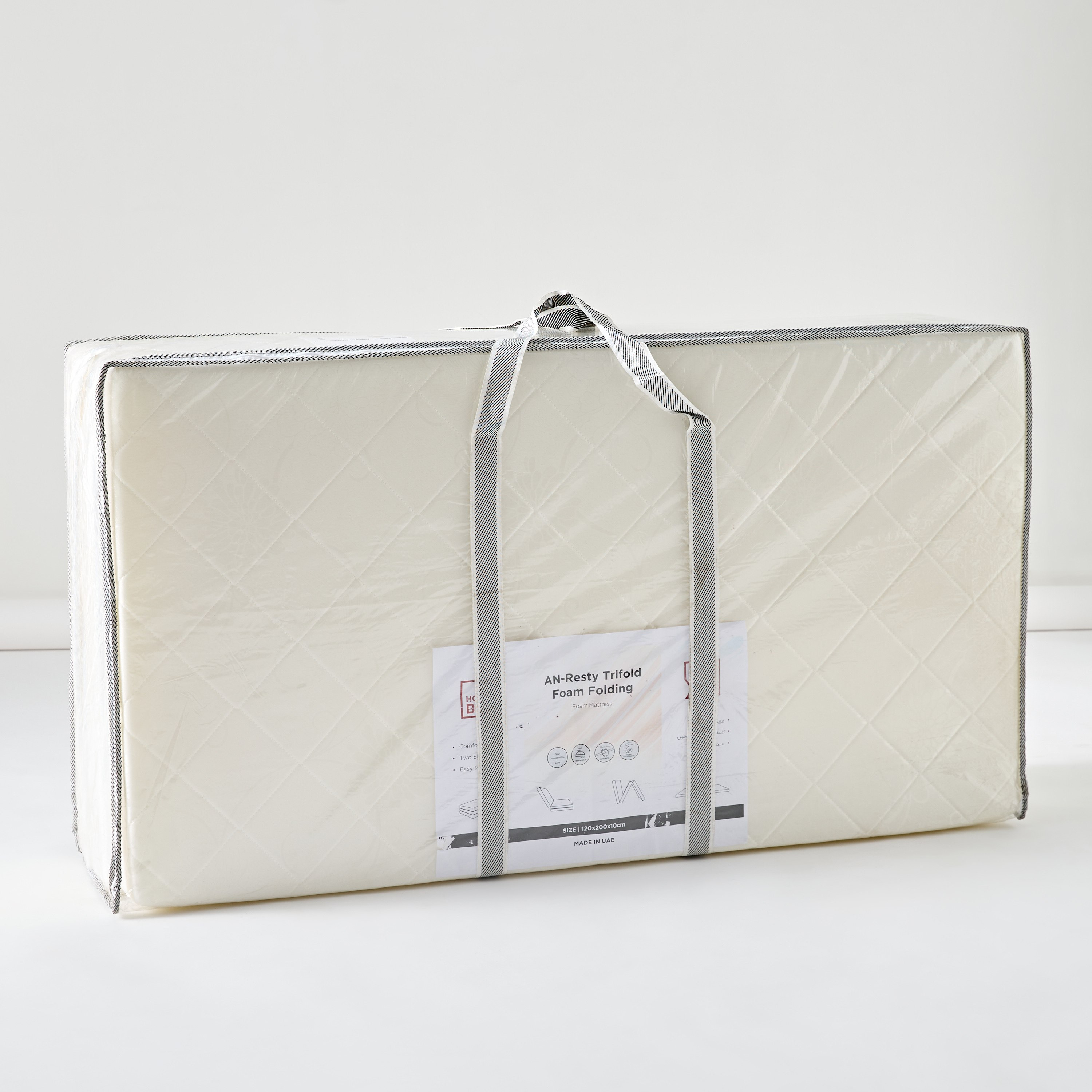 Luno Resty Trifold Foam Folding Twin Mattress - 120x200x10 cm-hbxfurniture-mattresses-twin-image-12