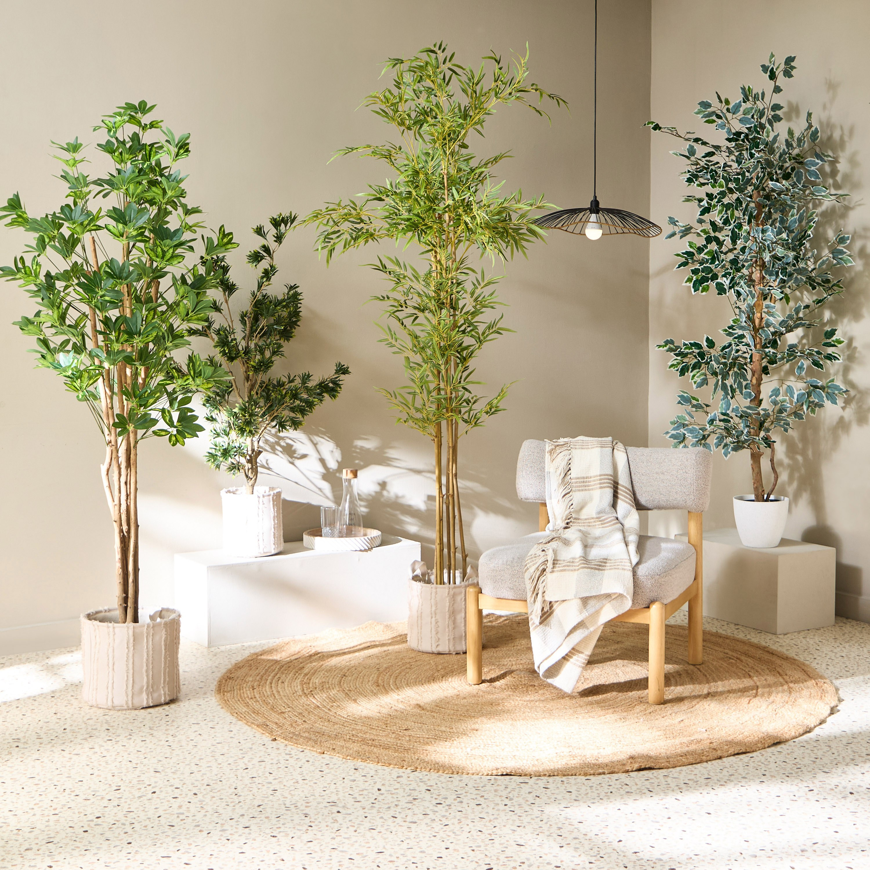 Teodora Artificial Bamboo Tree - 220 cm-hbxdecorandfurnishings-homeaccessories-artificialflowersandplants-image-4