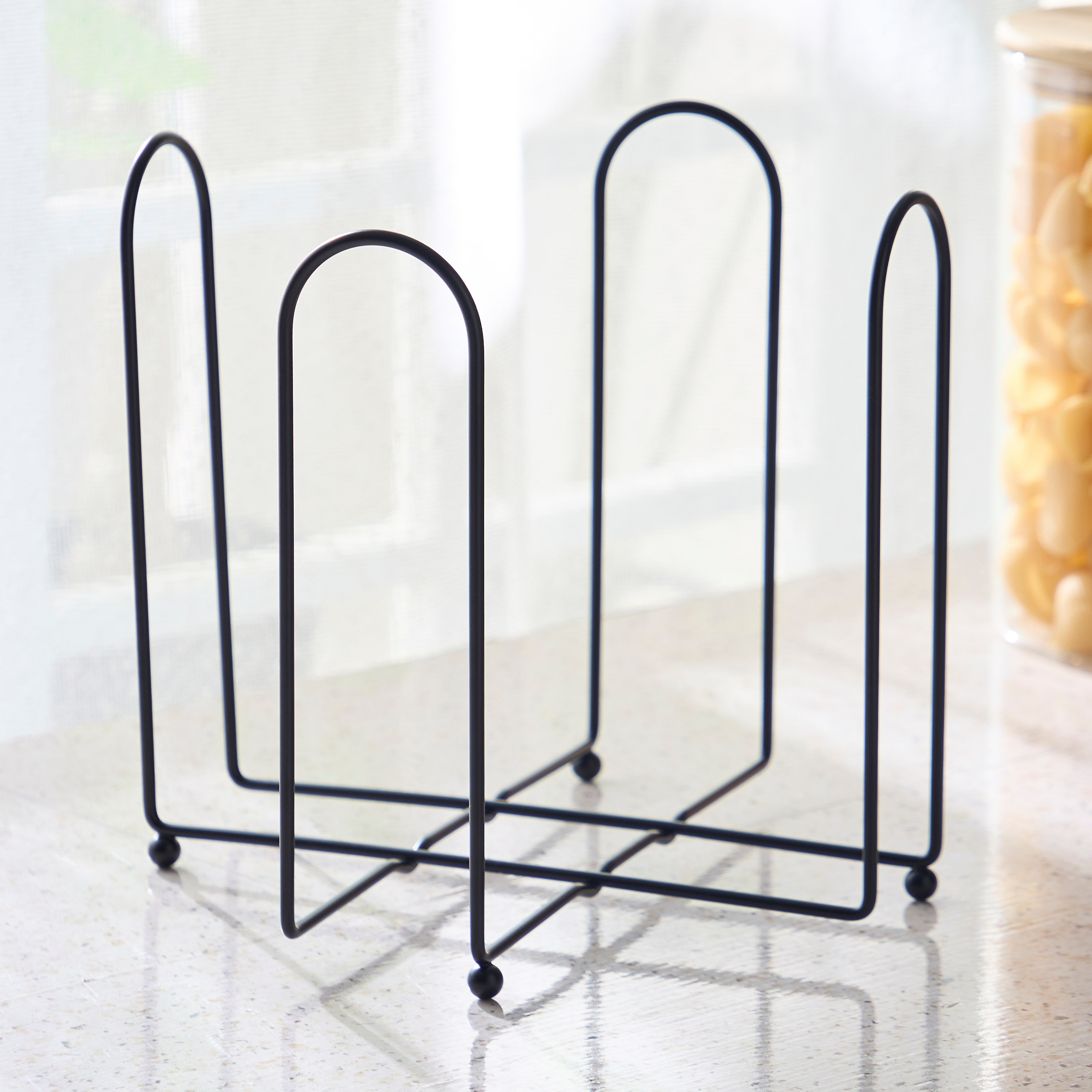 Ebony Small Plate Holder Rack-hbxkitchen-kitchenware-kitchenaccessories-image-2
