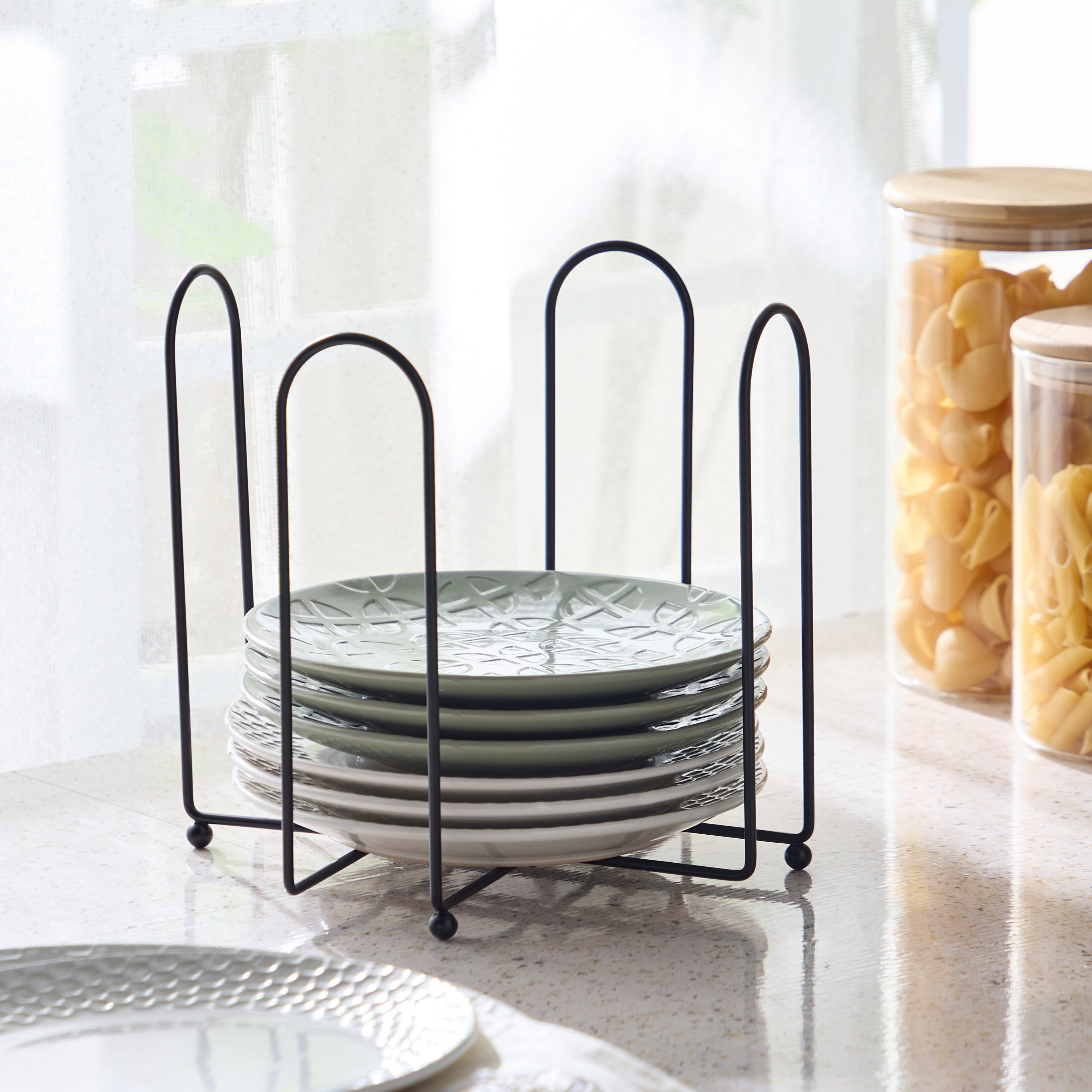 Ebony Small Plate Holder Rack-hbxkitchen-kitchenware-kitchenaccessories-image-4