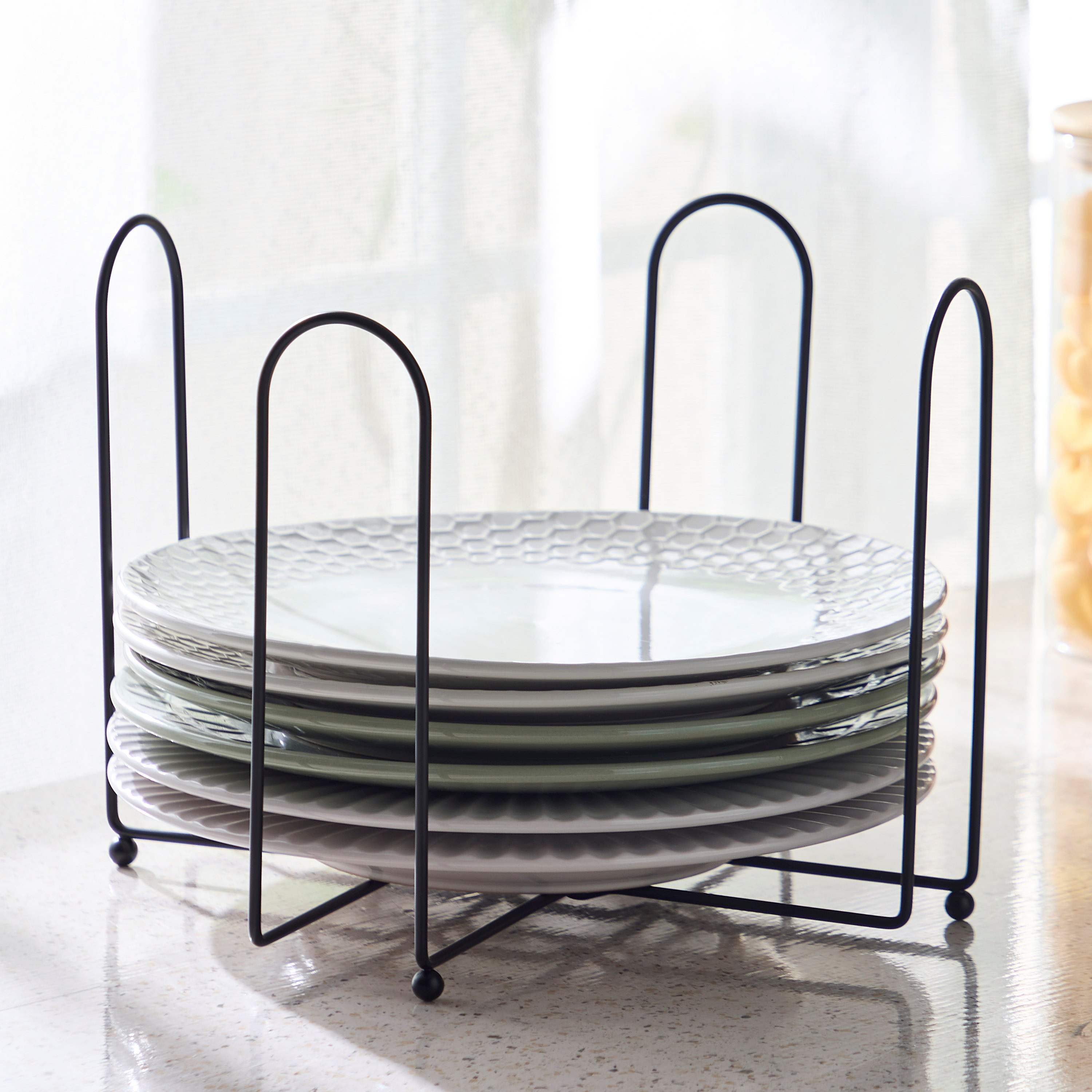 حامل صحون عشاء من إيبوني-hbxkitchen-kitchenware-kitchenaccessories-image-1