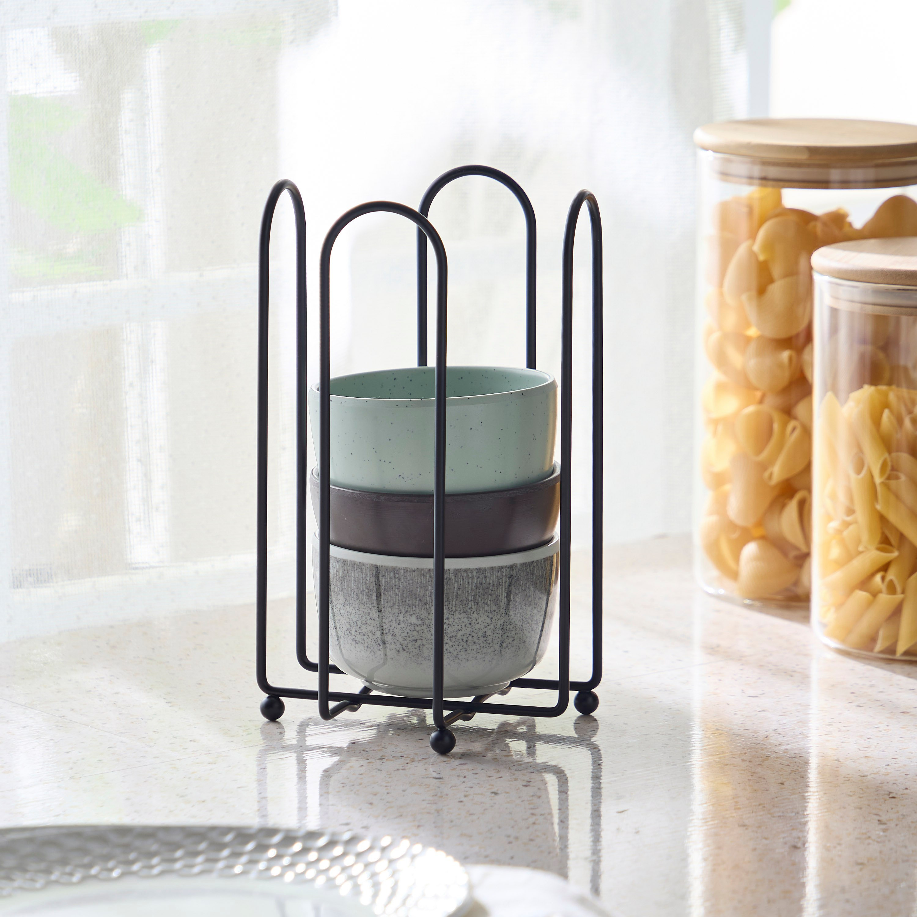 Ebony Small Bowl Holder Rack-hbxkitchen-kitchenware-kitchenaccessories-image-4