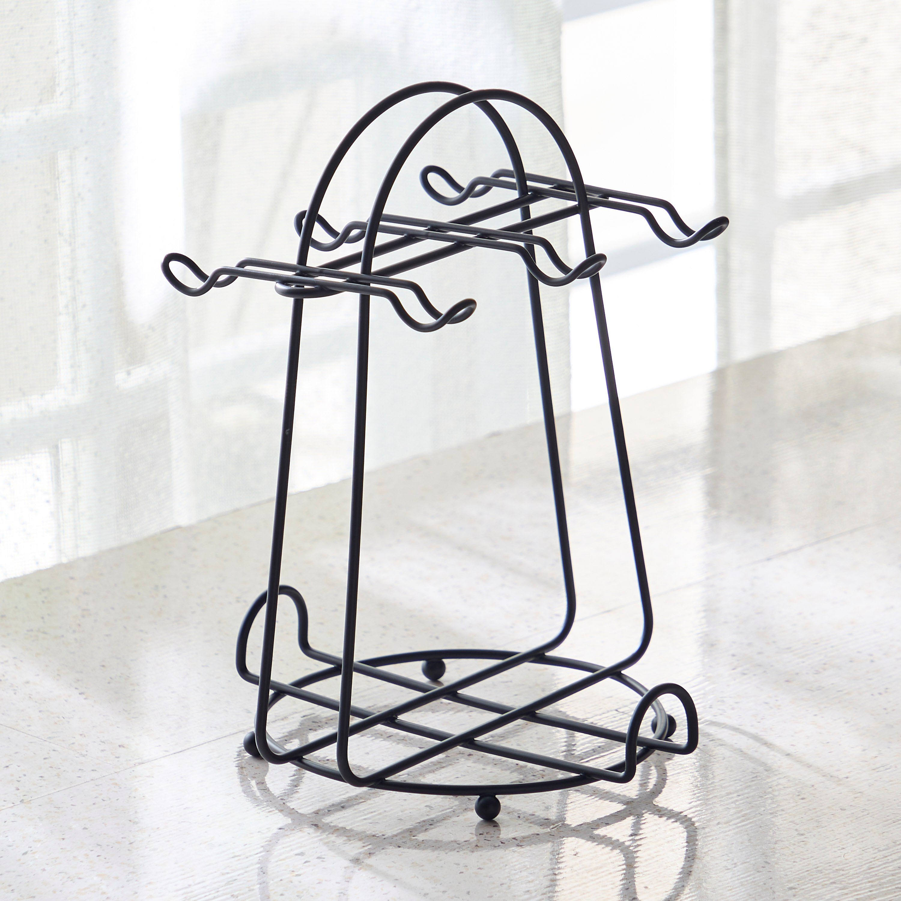 Ebony Cup And Saucer Holder Rack-hbxkitchen-kitchenware-kitchenaccessories-image-2