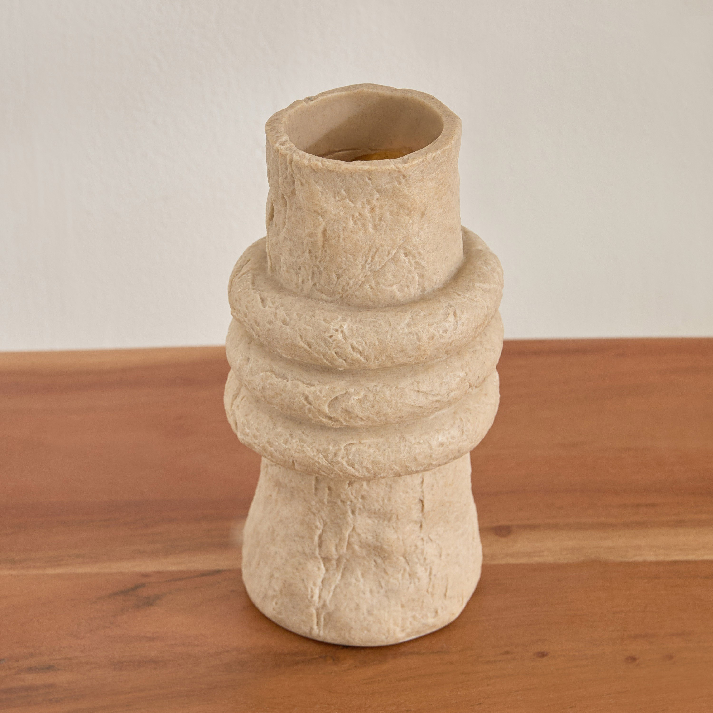 Whyton Travertine Vase - 10.5x10.5x20 cm-hbxbedroom-decorandaccessories-vases-image-2