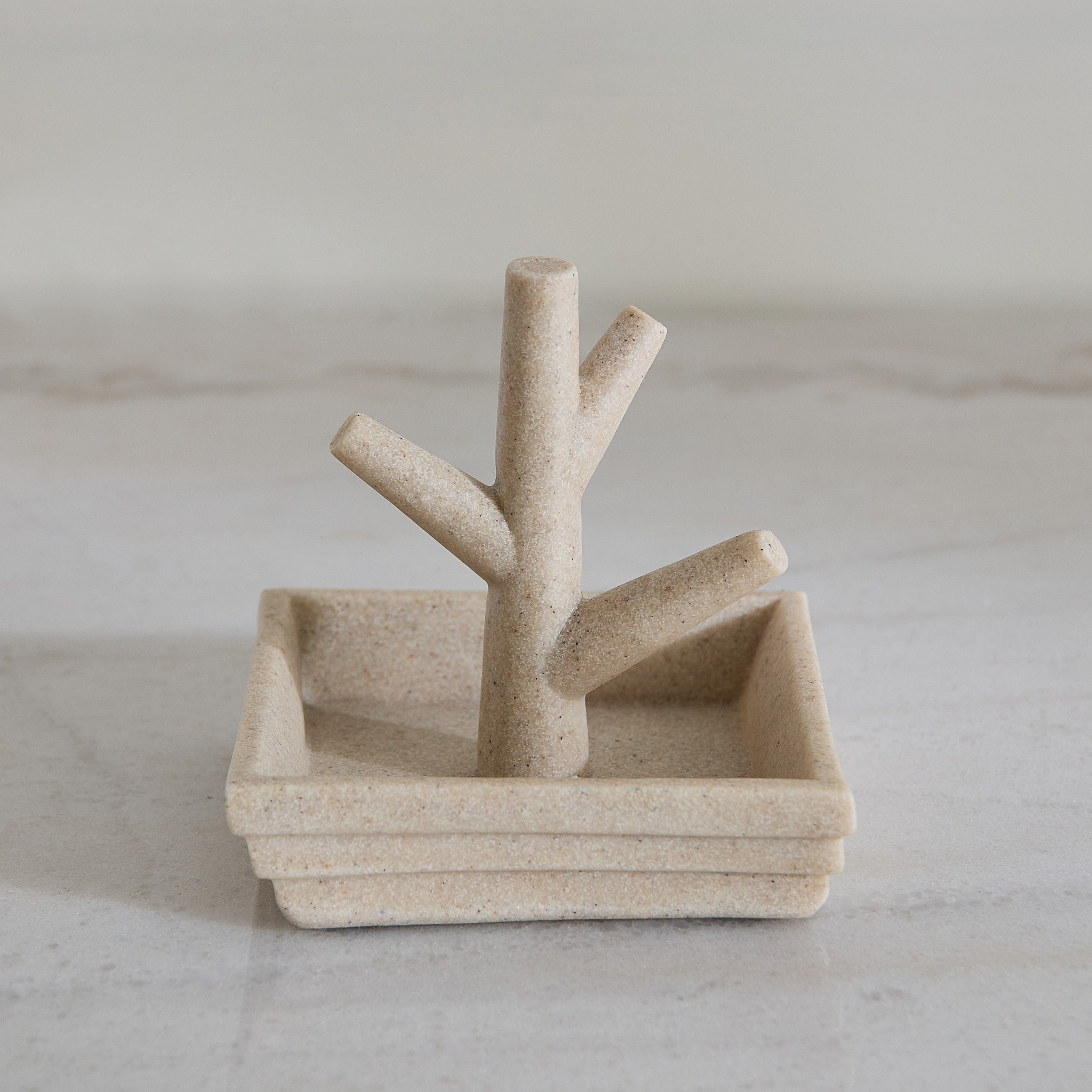 Silton Resin Jewelry Holder 12x8x9  cm-hbxbedroom-bedroomaccessories-jewelleryboxesandholders-image-2