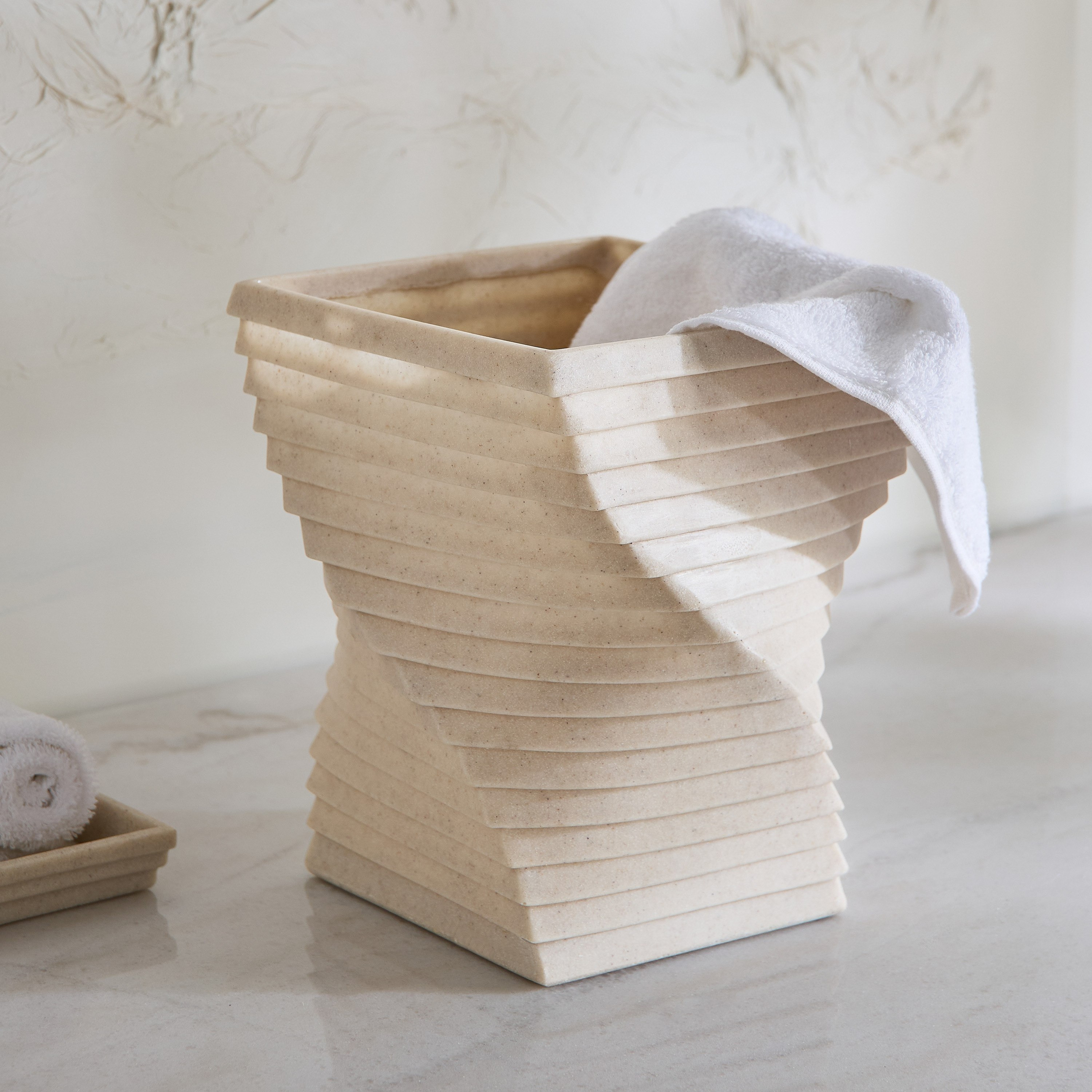 Silton Resin Waste Bin 21x21x25 cm-hbxhomeware-hbxbathroom-image-1