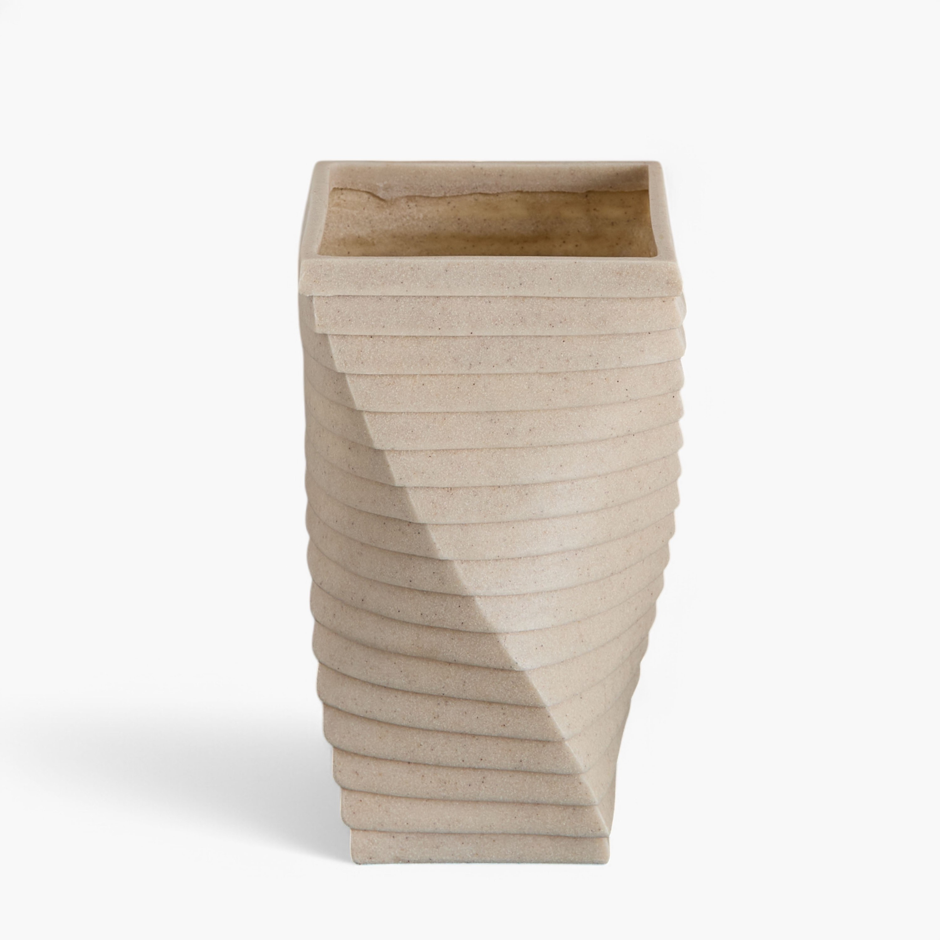 مزهرية مضلعة من سيلتون - 16x16x30 سم-hbxbedroom-decorandaccessories-vases-image-6