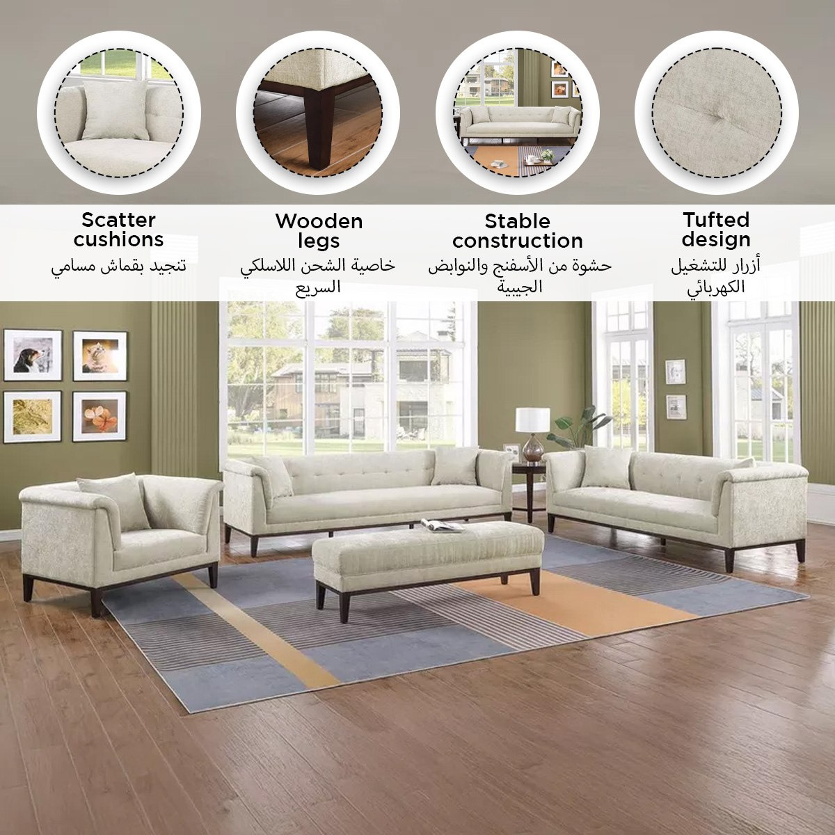 Anniston 4-Seater Fabric Sofa with 2 Cushions-hbxlivingroom-sofasandarmchairs-sofas-image-11