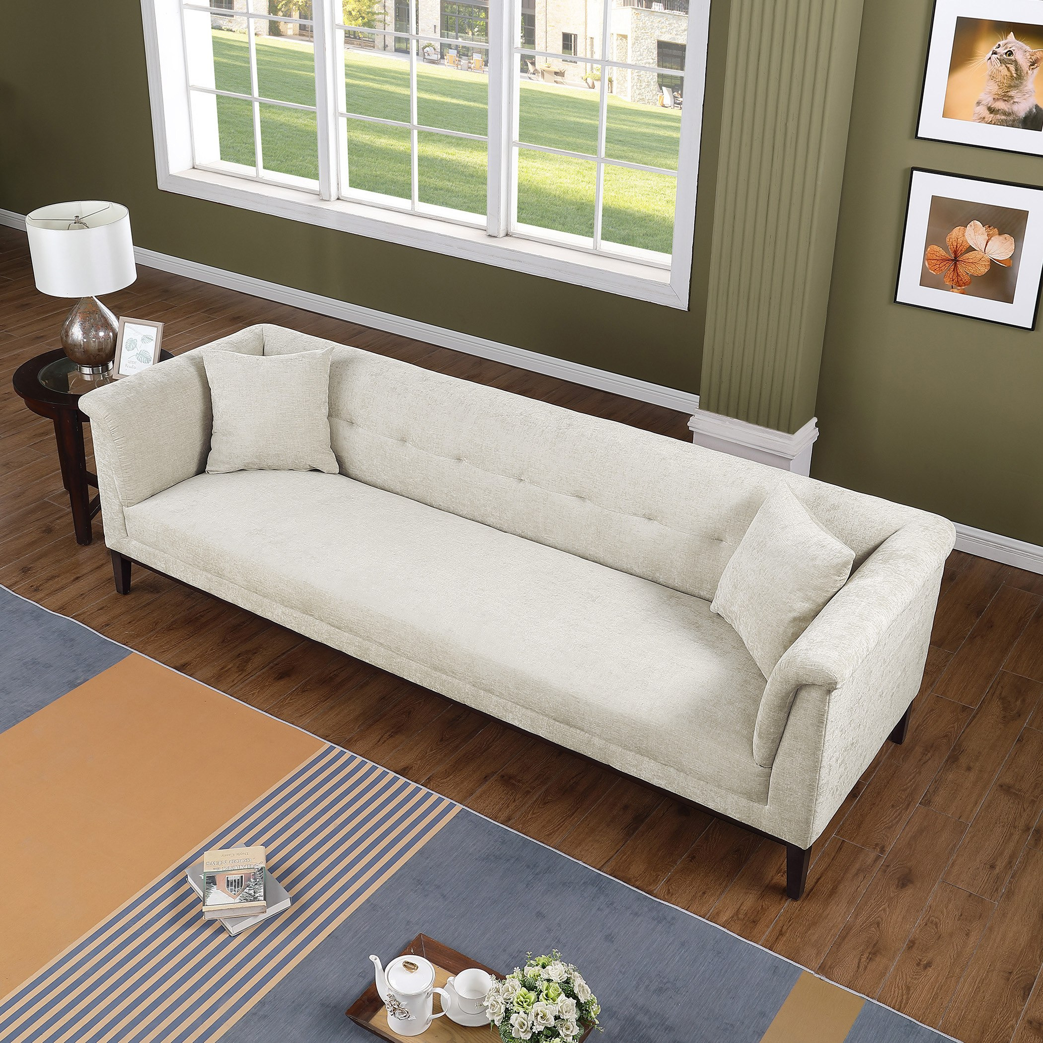 Anniston 4-Seater Fabric Sofa with 2 Cushions-hbxlivingroom-sofasandarmchairs-sofas-image-8