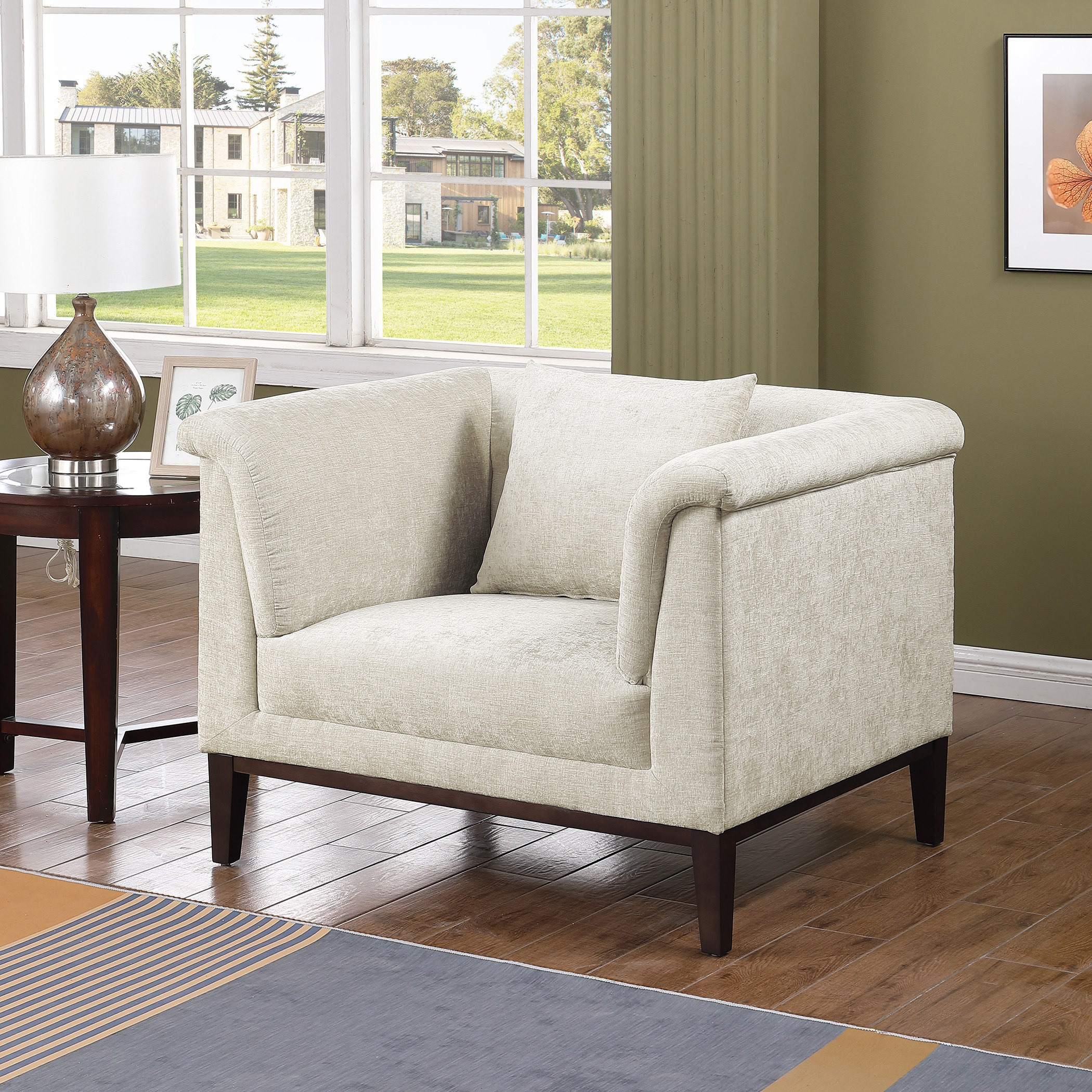 كنبة قماش بمساند ذراعين مع وسادة من أنستون-hbxlivingroom-sofasandarmchairs-sofas-image-1