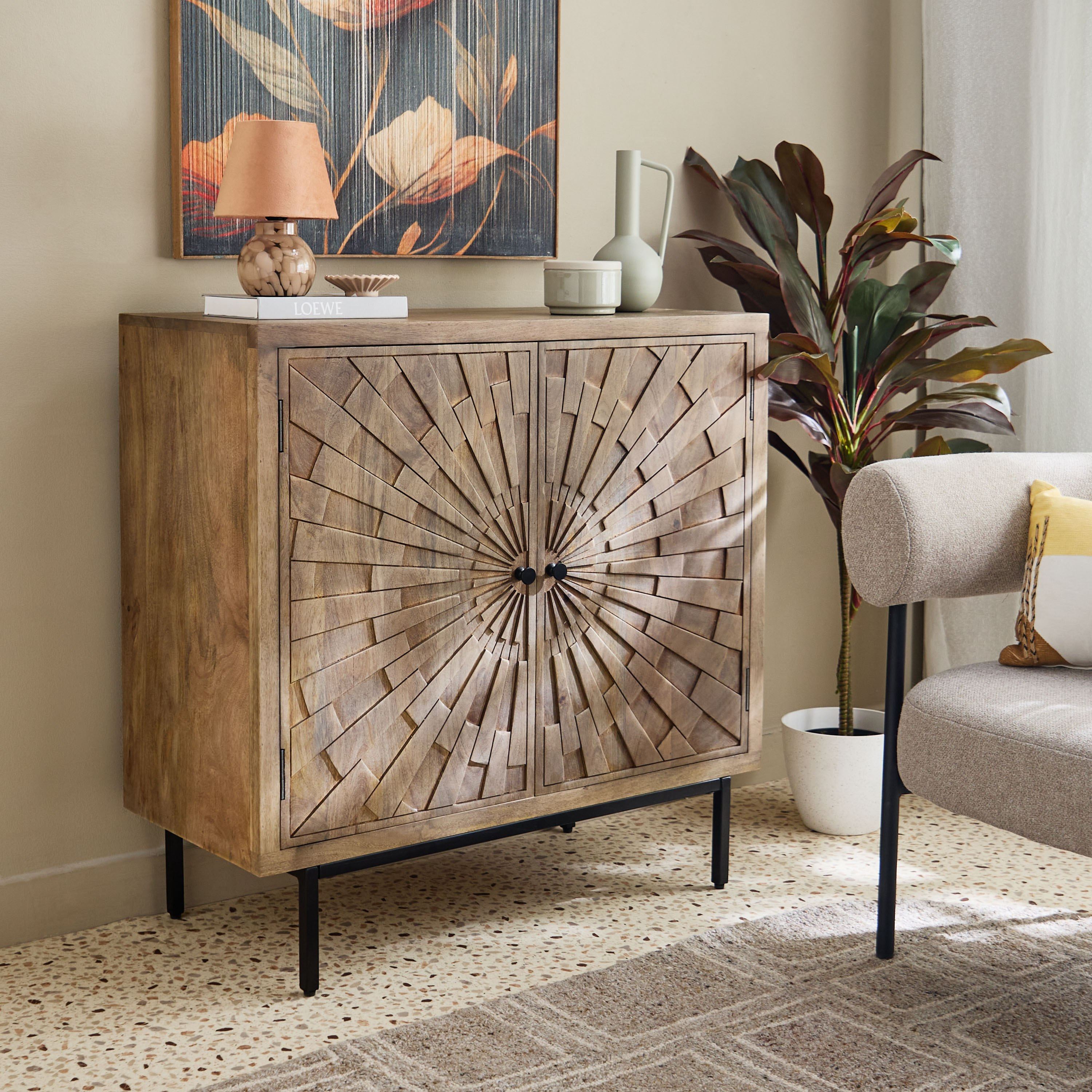 Cavon Starburst 2-Door Solid Wood Buffet-hbxfurniture-diningroom-buffetsandsideboards-image-7