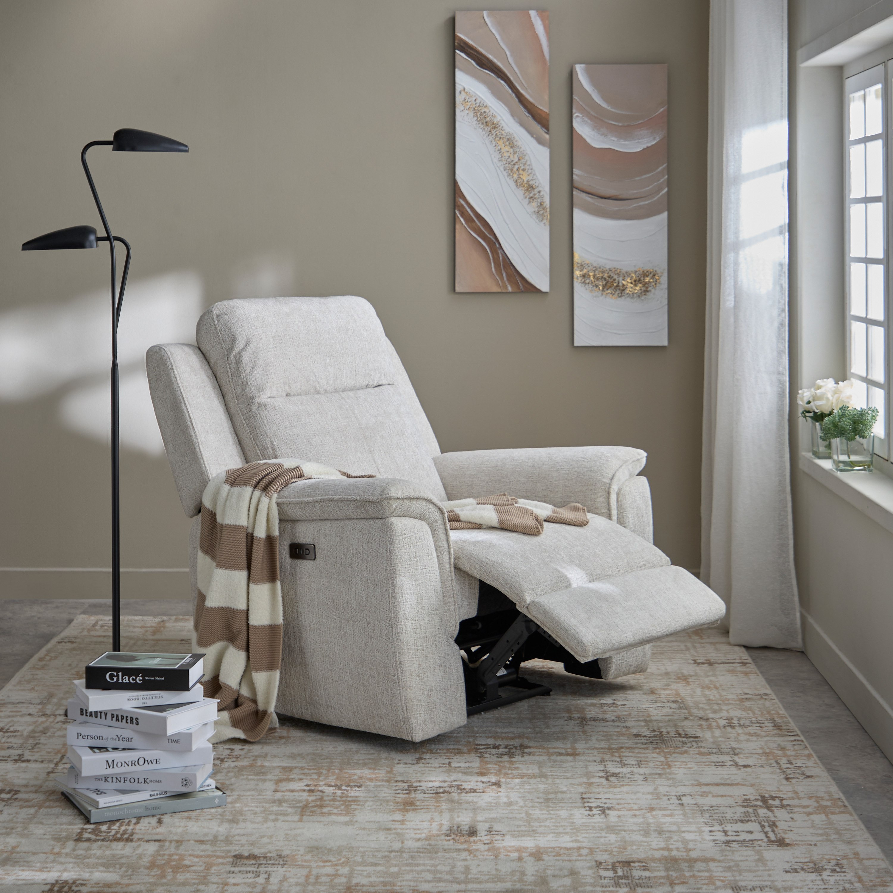Brittany Electric Power Armchair Fabric Recliner Sofa-hbxfurniture-sofasandarmchairs-reclinersofas-image-11