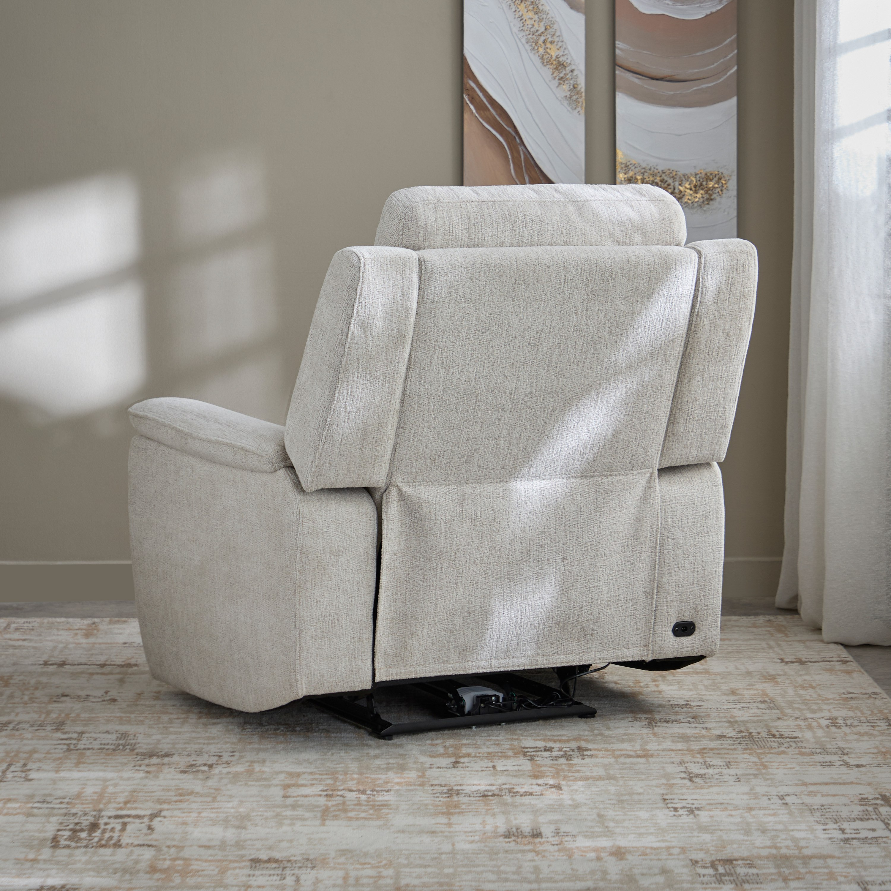 Brittany Electric Power Armchair Fabric Recliner Sofa-hbxfurniture-sofasandarmchairs-reclinersofas-image-5