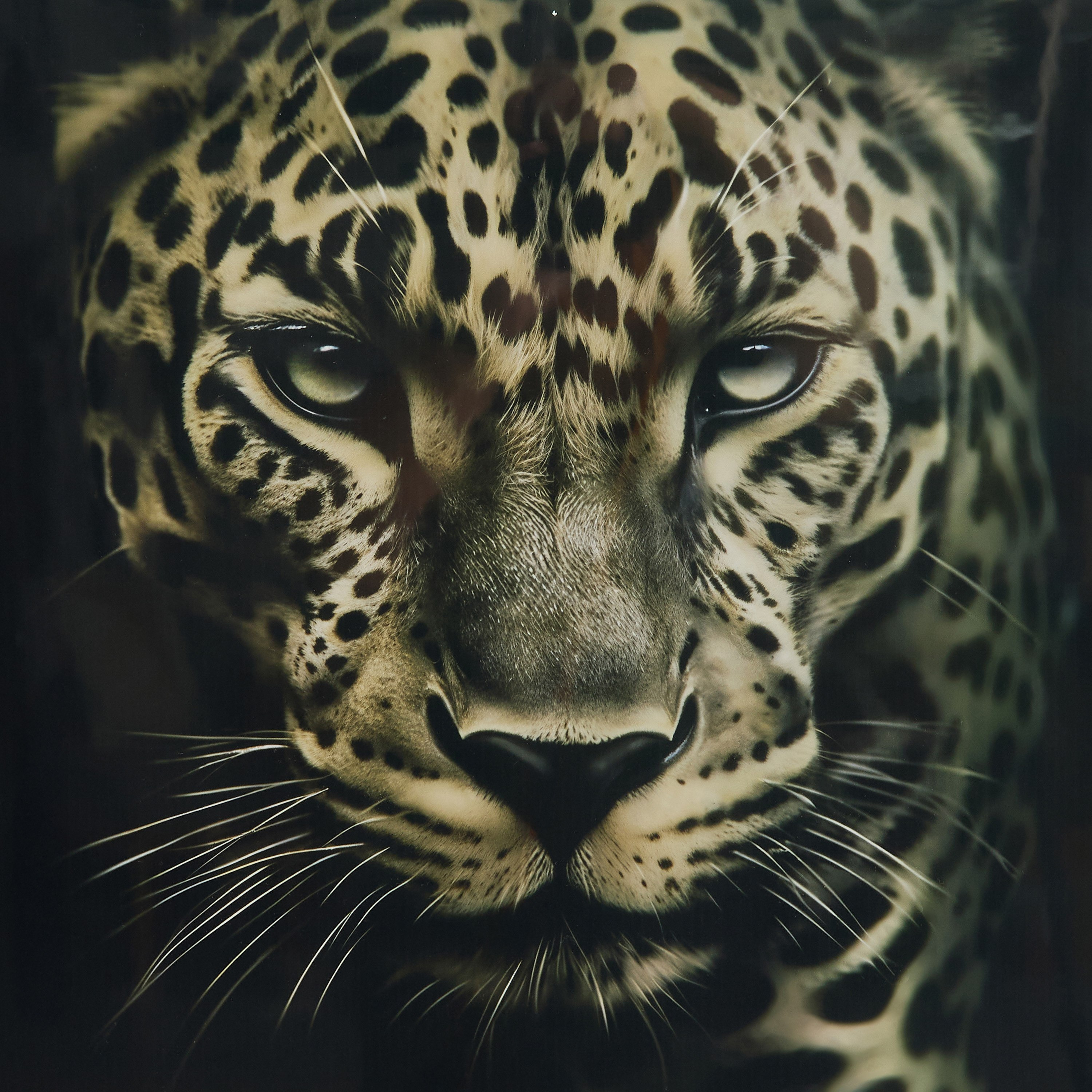 لوحة مؤطرة لصورة حيوان أودين من سايبرس - 50x70x2.5 سم-hbxdiningroom-walldecor-wallart-image-3