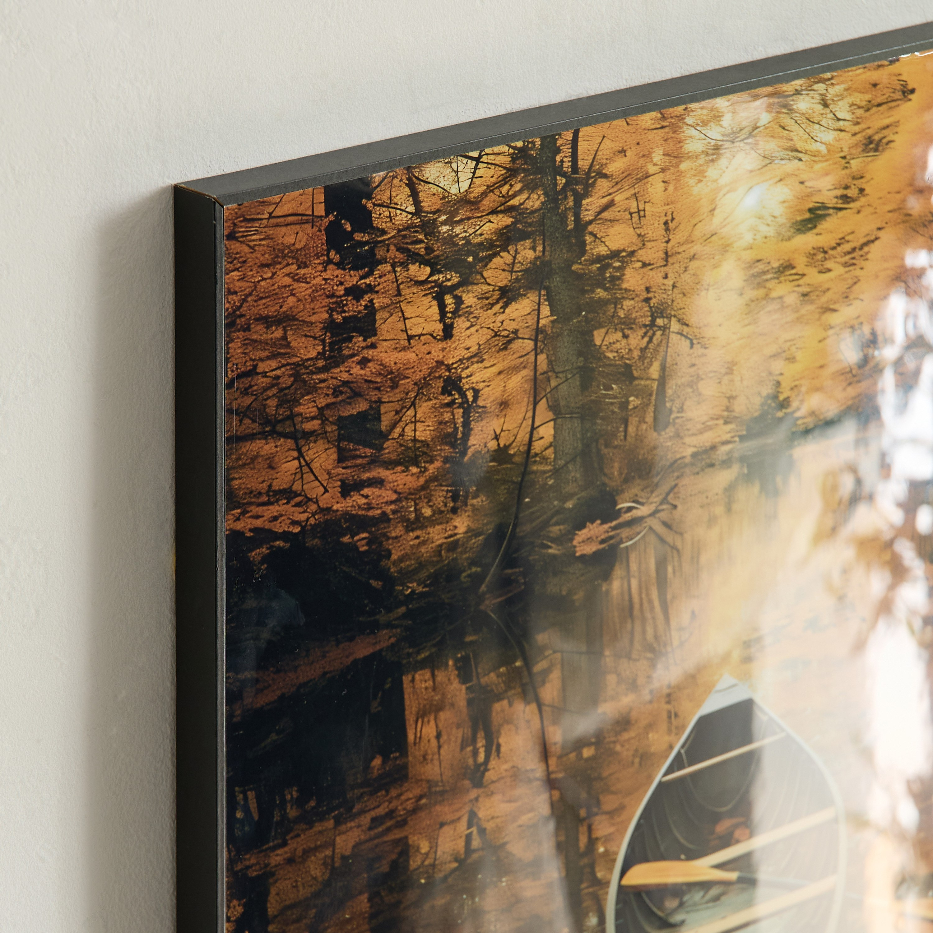 لوحة مؤطرة بتصميم قارب أوديان من سيبرس - 50x70x2.5 سم-hbxdiningroom-walldecor-wallart-image-4