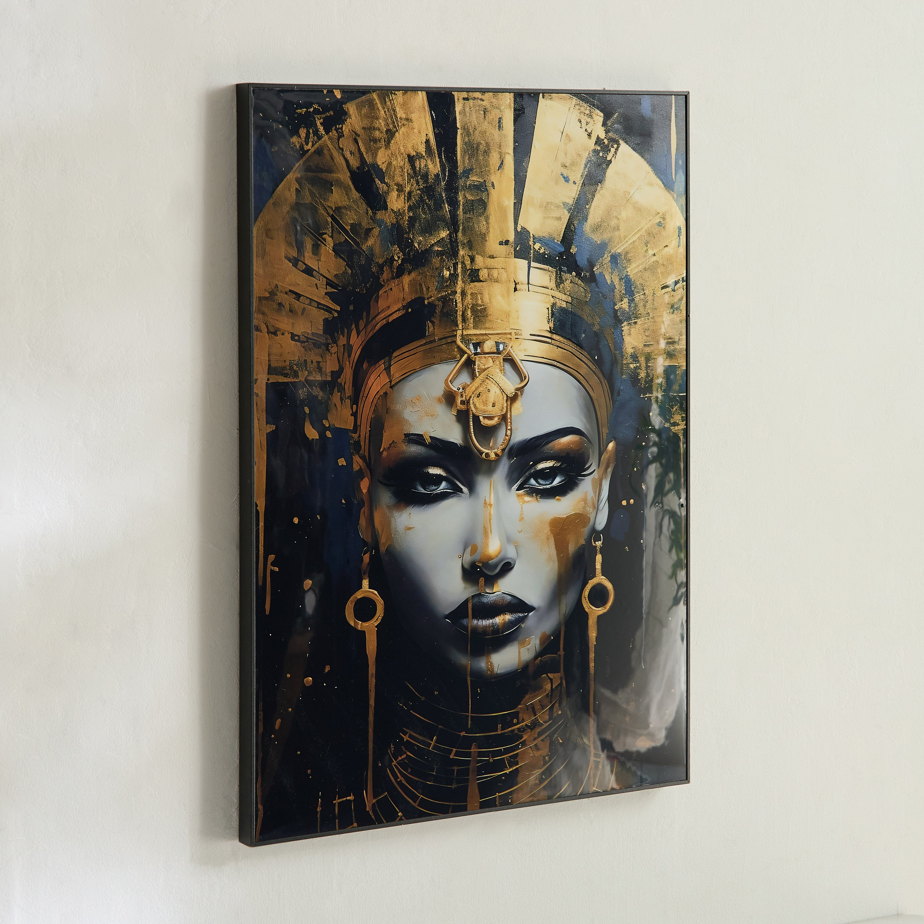 لوحة مؤطرة بتصميم سيدة أودين من سايبرس - 50x70x2.5 سم-hbxdiningroom-walldecor-wallart-image-2