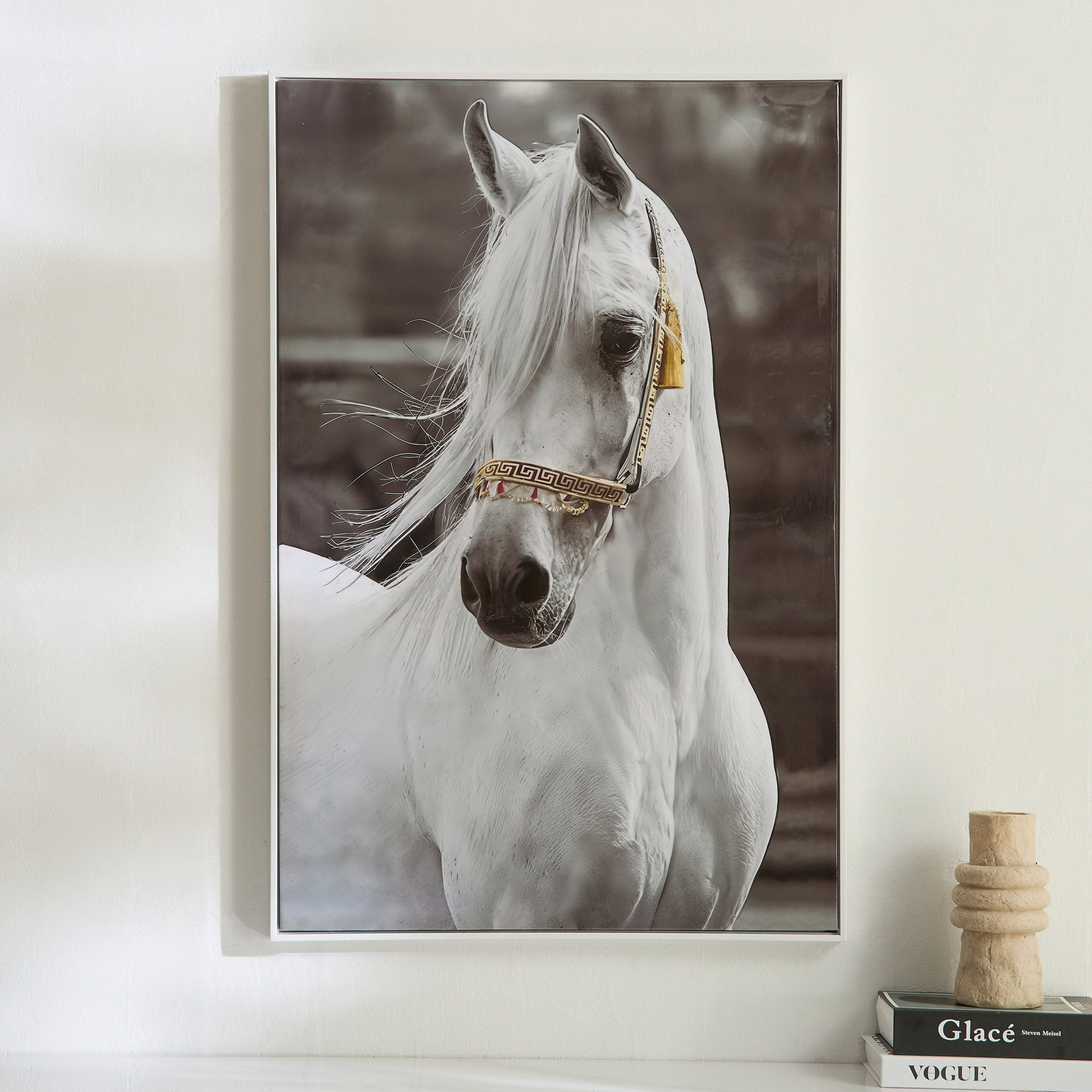 Cyprus Odean Framed Picture with ABS High Gloss Surface - 60x90x2.5 cm-hbxdiningroom-walldecor-wallart-image-1