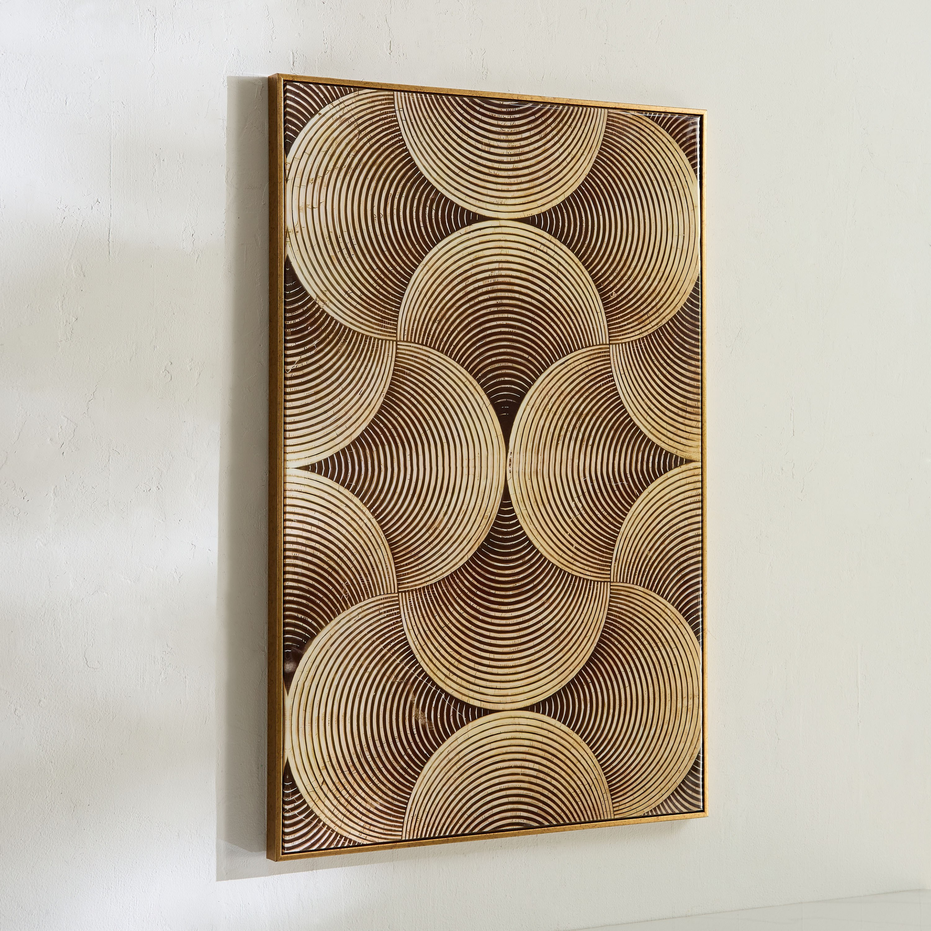 Cyprus Odean Abstract Framed Picture with ABS High Gloss Surface - 60x90x2.5 cm-hbxdiningroom-walldecor-wallart-image-2