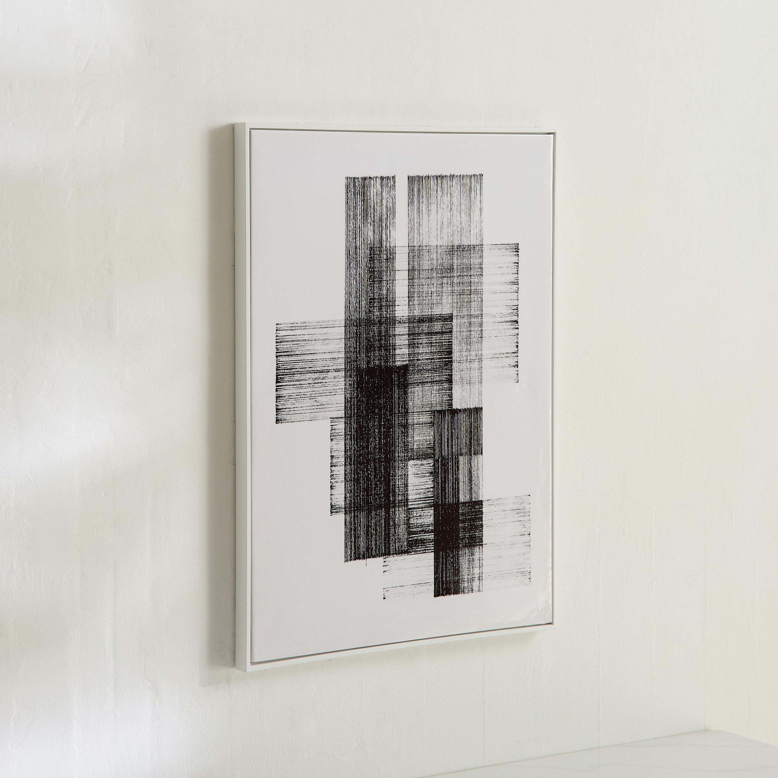Cyprus Odean Abstract Framed Canvas with ABS High Gloss Surface - 50x70x2.8 cm-hbxdiningroom-walldecor-wallart-image-2