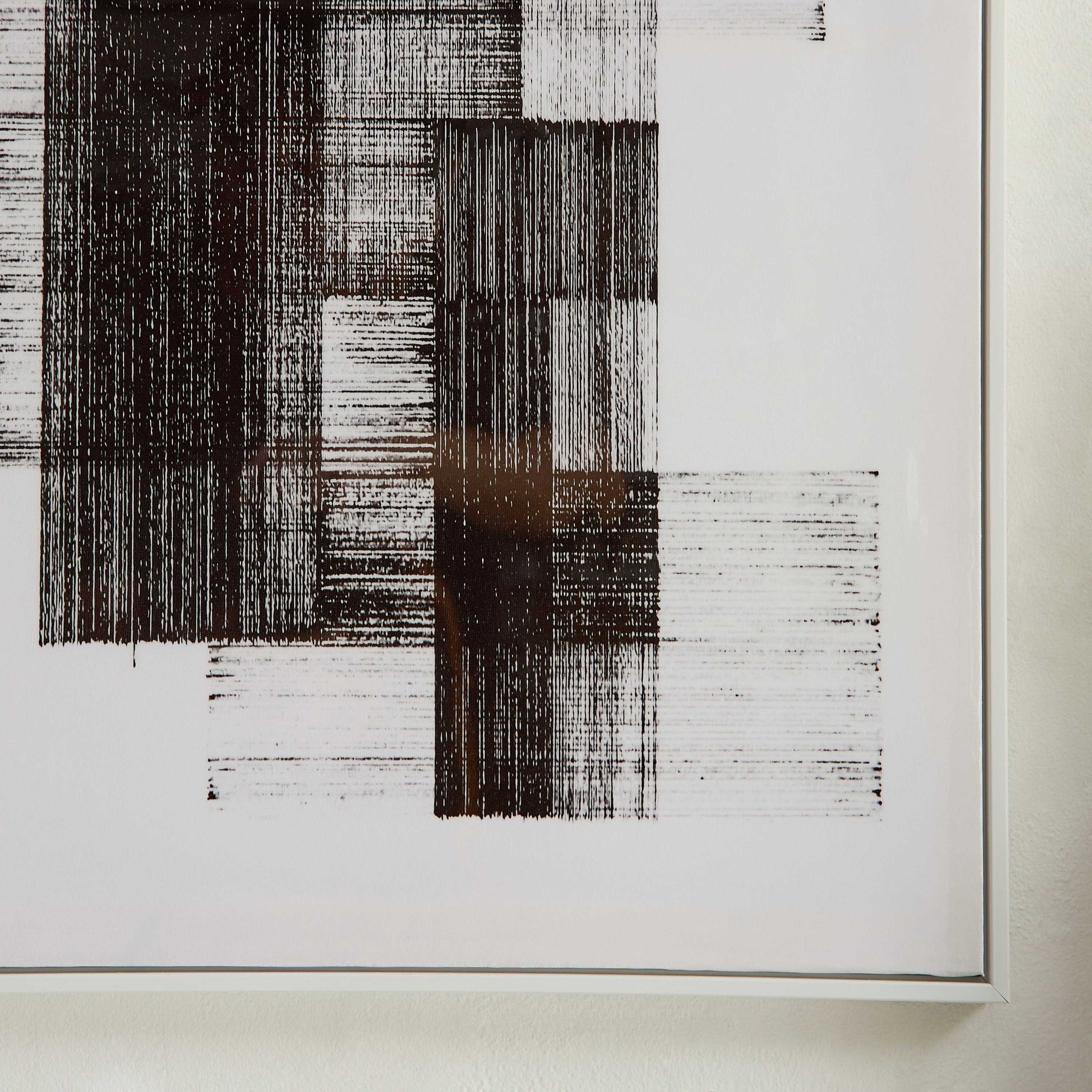 Cyprus Odean Abstract Framed Canvas with ABS High Gloss Surface - 50x70x2.8 cm-hbxdiningroom-walldecor-wallart-image-3