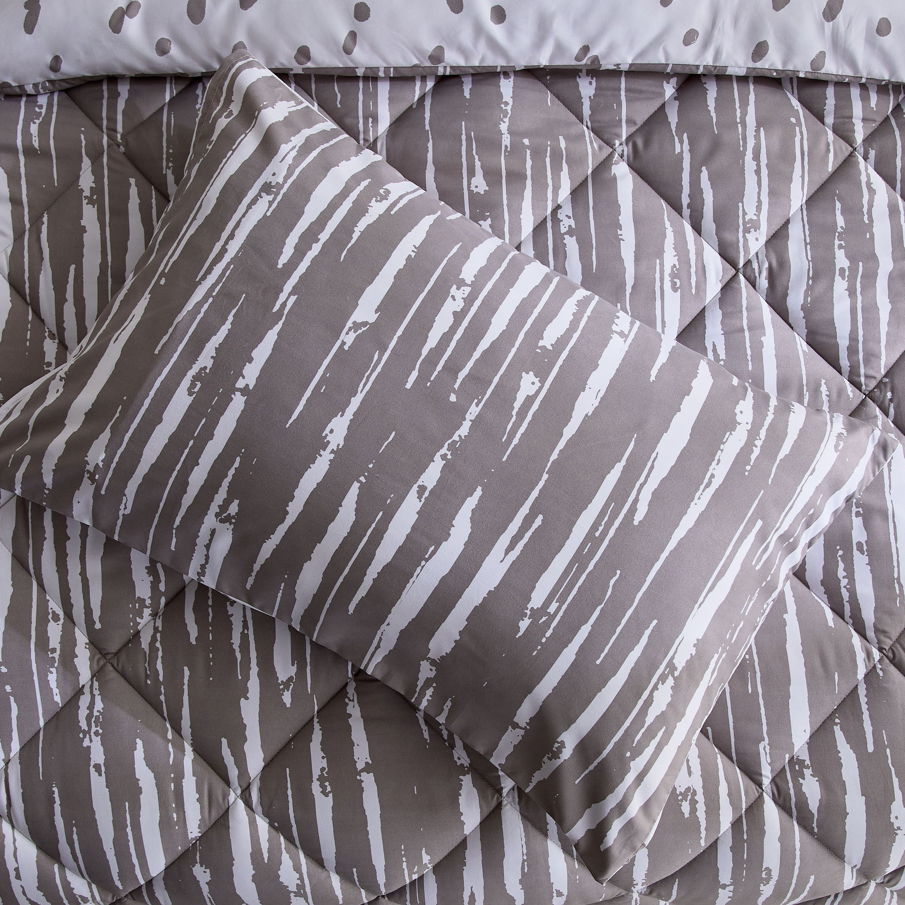Madrid Glint 2-Piece Microfiber Reversible Twin Comforter Set - 160x220 cm-hbxhomeware-hbxbedroom-image-7