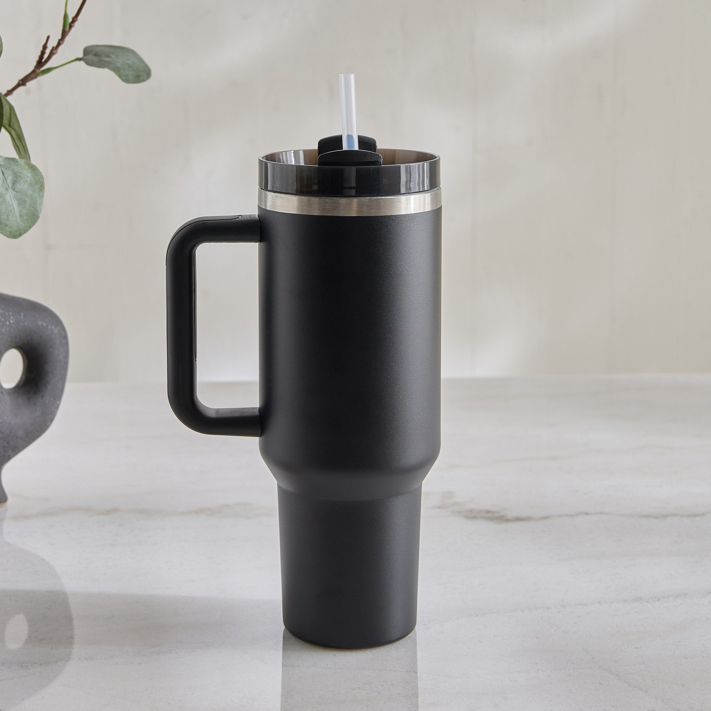 Buy Karry Steel Hot and Cold Double Wall Vacuum Travel Mug - 1.2 L ...