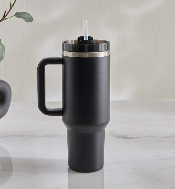 Buy Karry Steel Hot and Cold Double Wall Vacuum Travel Mug - 1.2 L ...