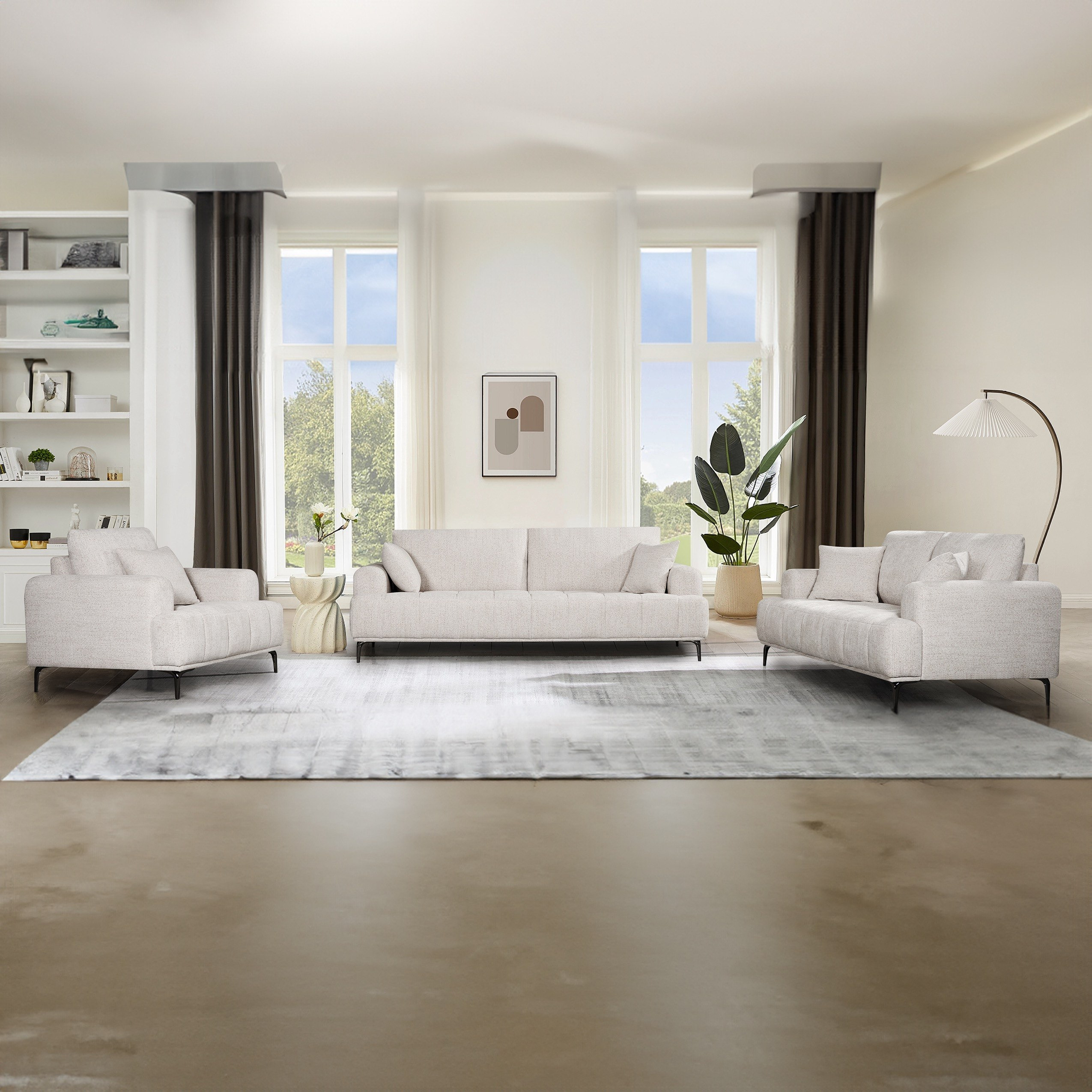 Porto 3-Seater Fabric Sofa with 2 Cushions-hbxlivingroom-sofasandarmchairs-sofas-image-10