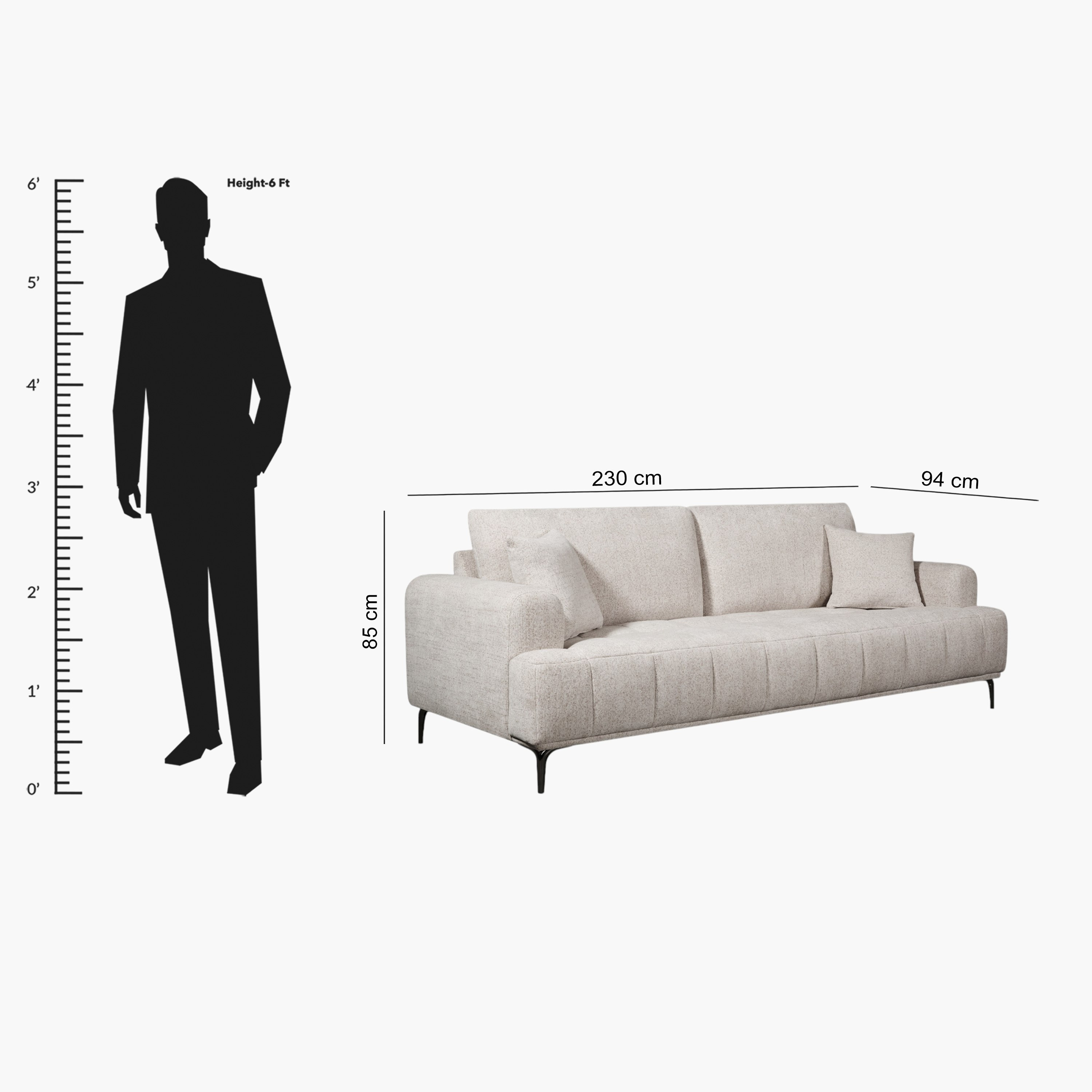 Porto 3-Seater Fabric Sofa with 2 Cushions-hbxlivingroom-sofasandarmchairs-sofas-image-12