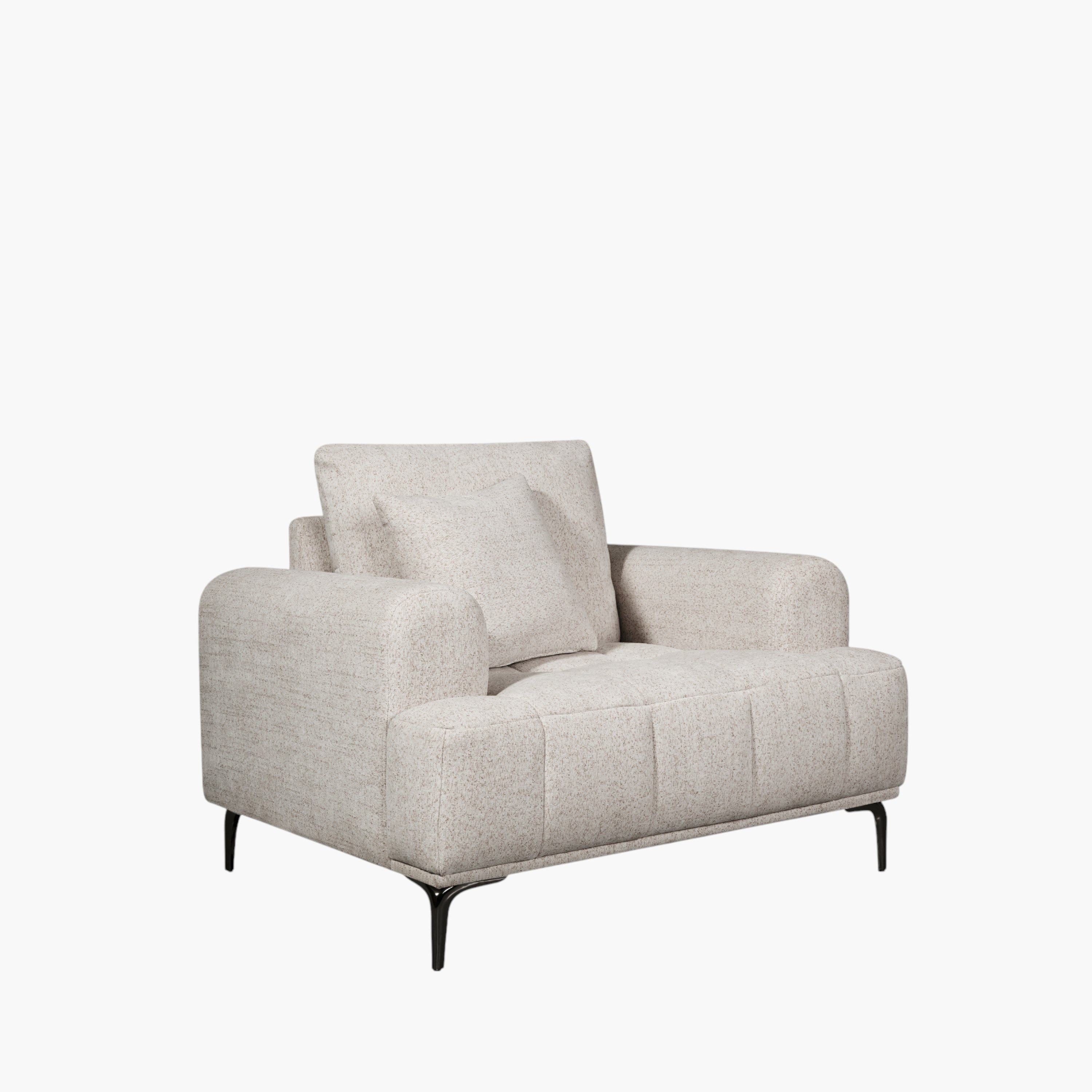 Porto Armchair Fabric Sofa with Cushion-hbxlivingroom-sofasandarmchairs-sofas-image-3