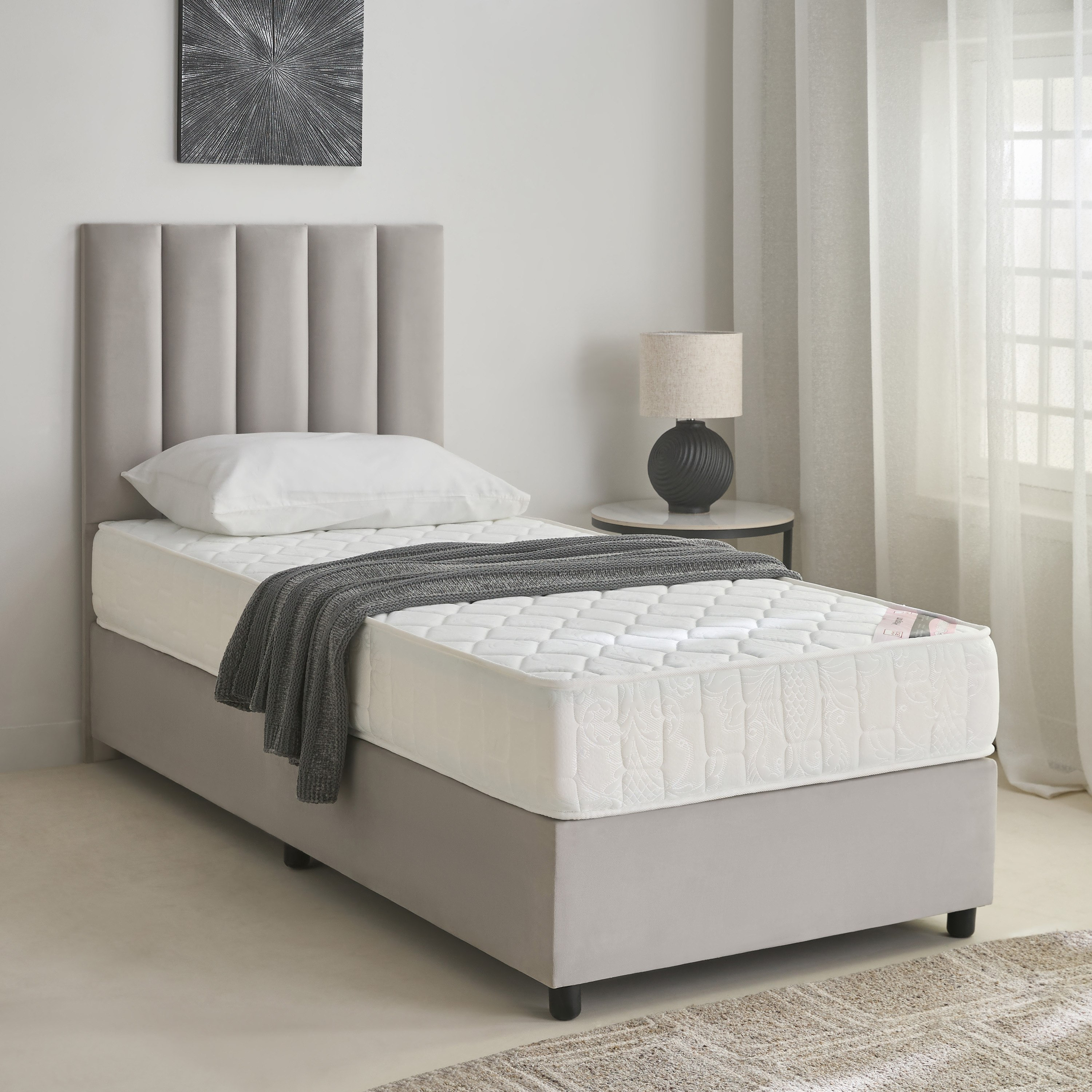 SleepEase iMagnum Side Foam Encased Bonnell Spring Single Mattress - 90x200x22 cm-hbxfurniture-bedroom-mattresses-single-image-7
