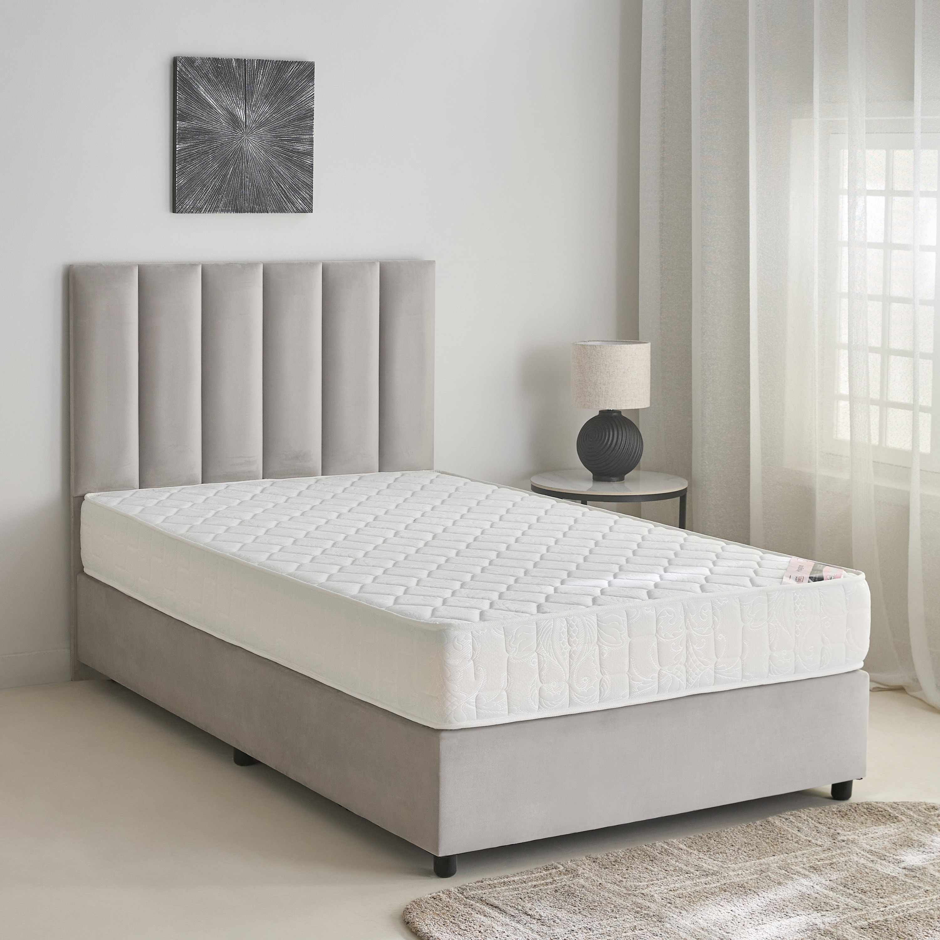 SleepEase iMagnum Side Foam Encased Bonnell Spring Mattress - 155x205x22 cm-hbxbedroom-mattresses-queen-image-2