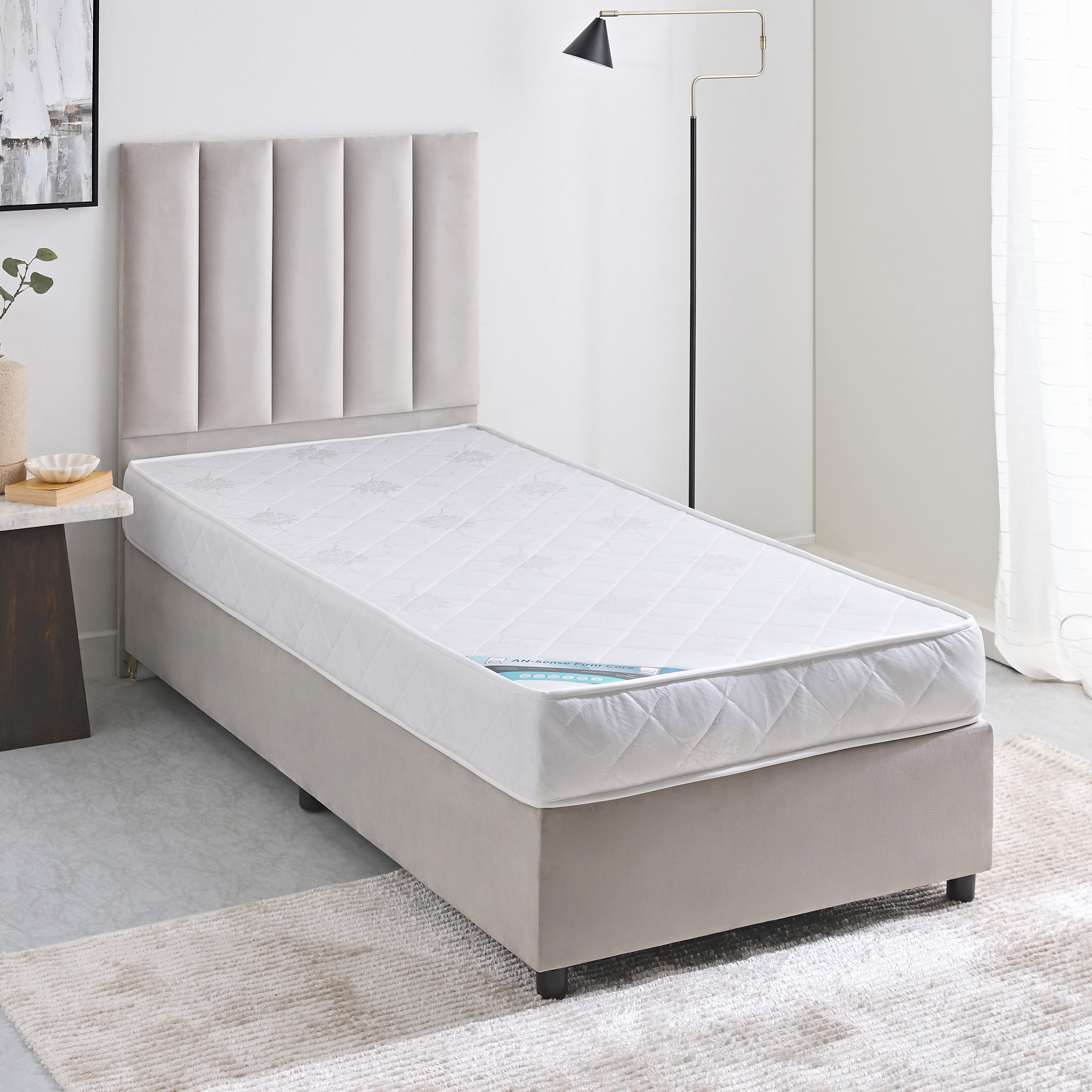 Luno Sense Firm Core Rebonded Foam Single Mattress - 90x190x15 cm-hbxfurniture-bedroom-mattresses-single-image-6