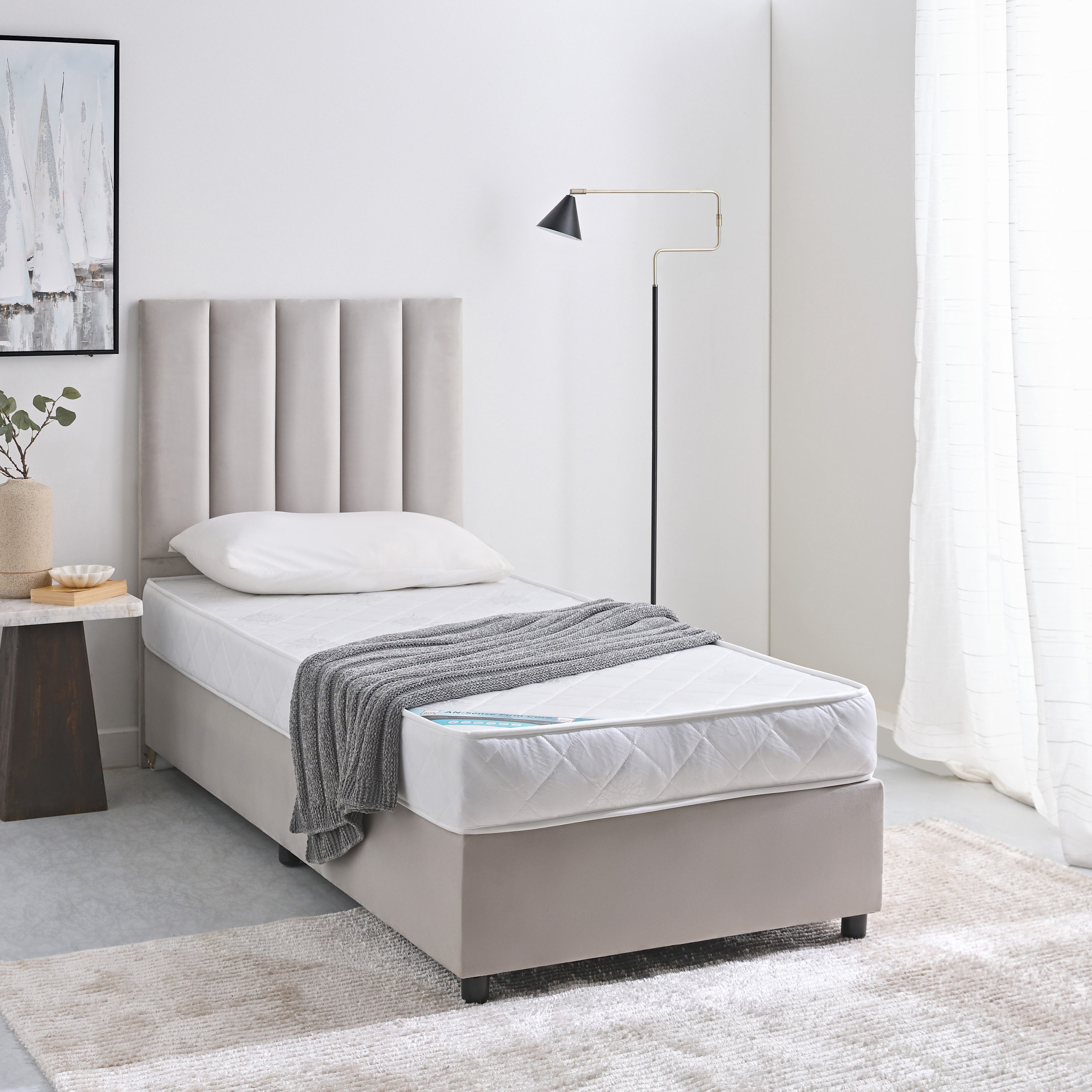 Luno Sense Firm Core Rebonded Foam Single Mattress - 90x190x15 cm-hbxfurniture-bedroom-mattresses-single-image-7