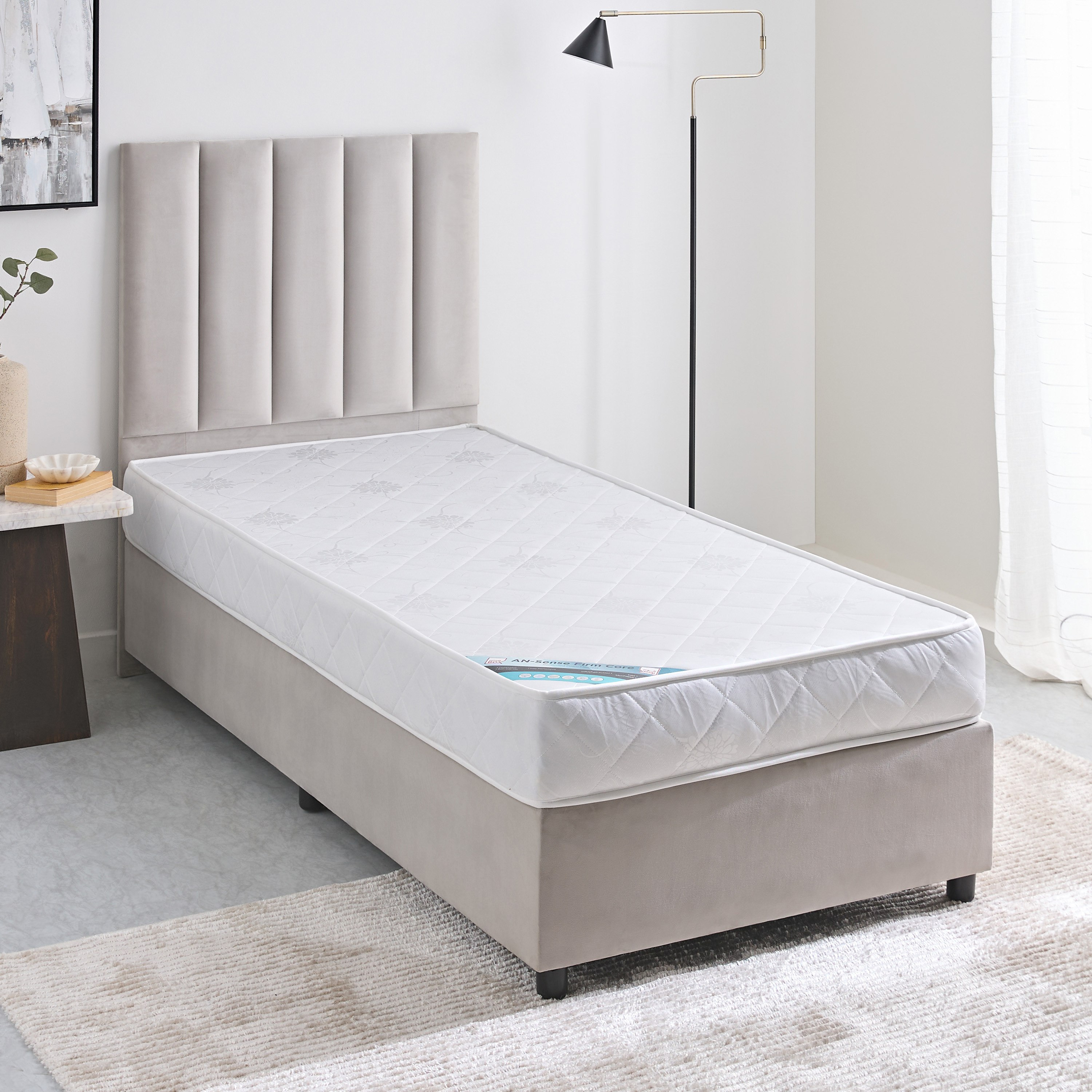 Luno Sense Firm Core Rebonded Foam Single Mattress - 90x200x15 cm-hbxfurniture-bedroom-mattresses-single-image-6