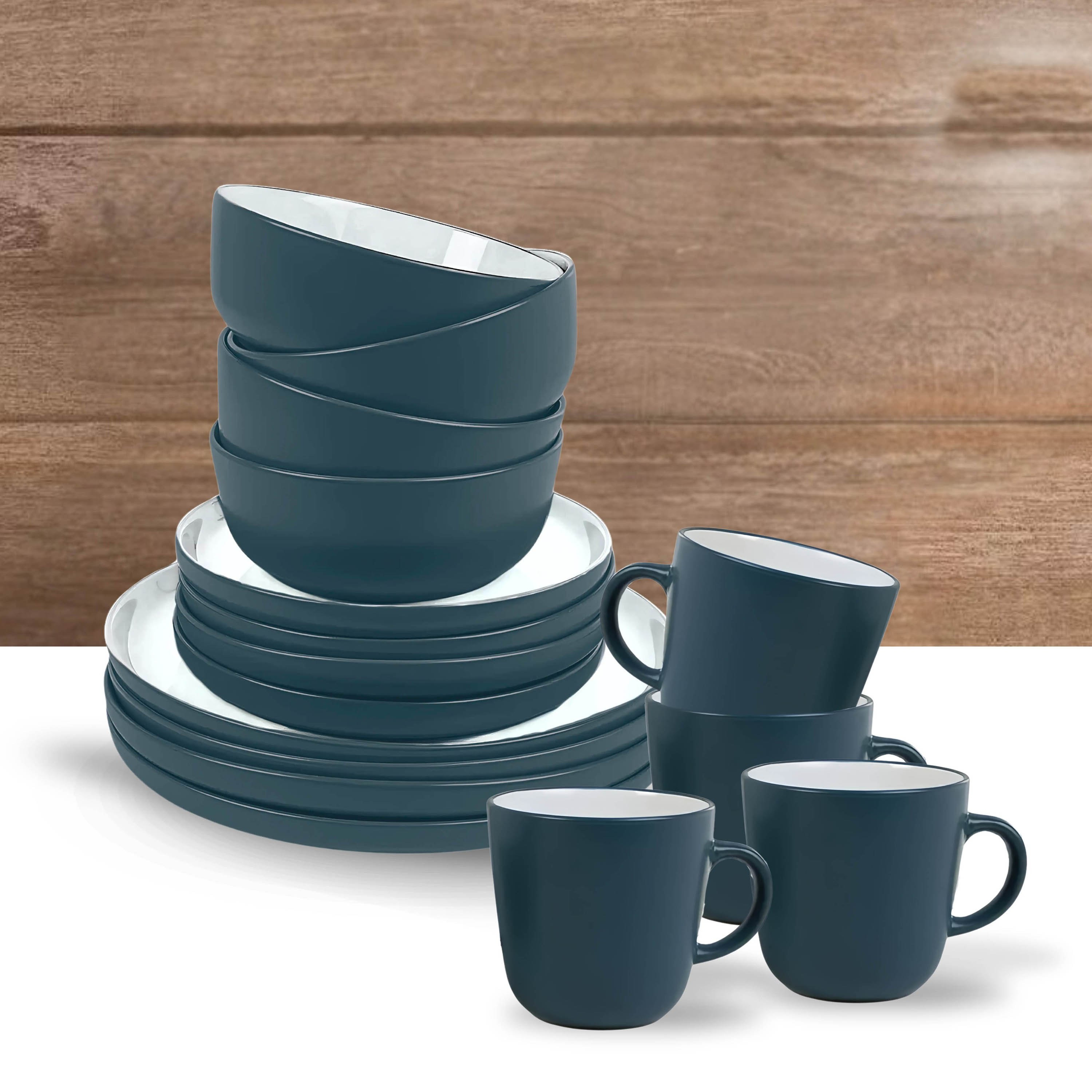 طقم عشاء 16 قطعة بلونين من إليجنزا - 4 أشخاص-hbxdiningroom-tabletop-dinnersets-image-1