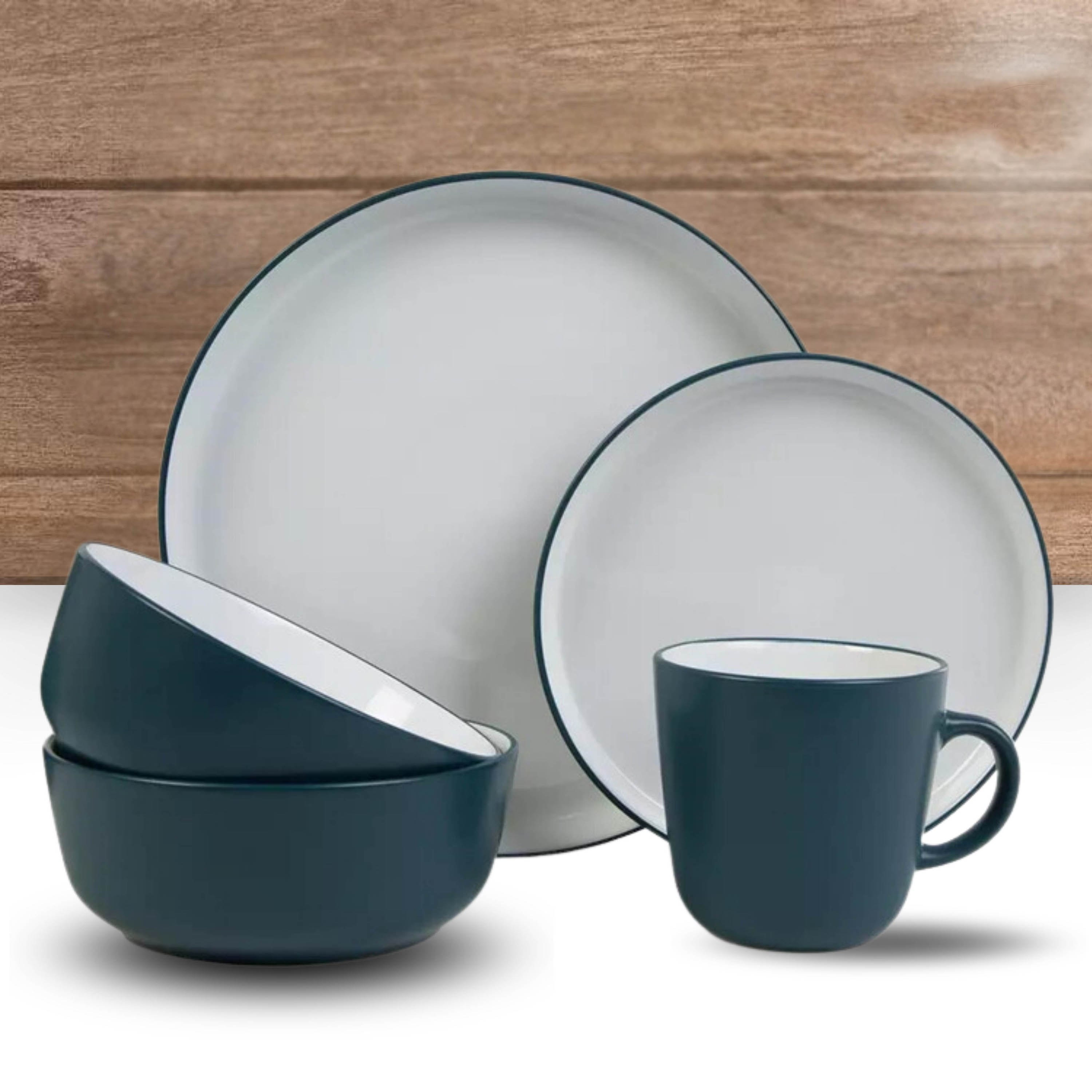 طقم عشاء 16 قطعة بلونين من إليجنزا - 4 أشخاص-hbxdiningroom-tabletop-dinnersets-image-2