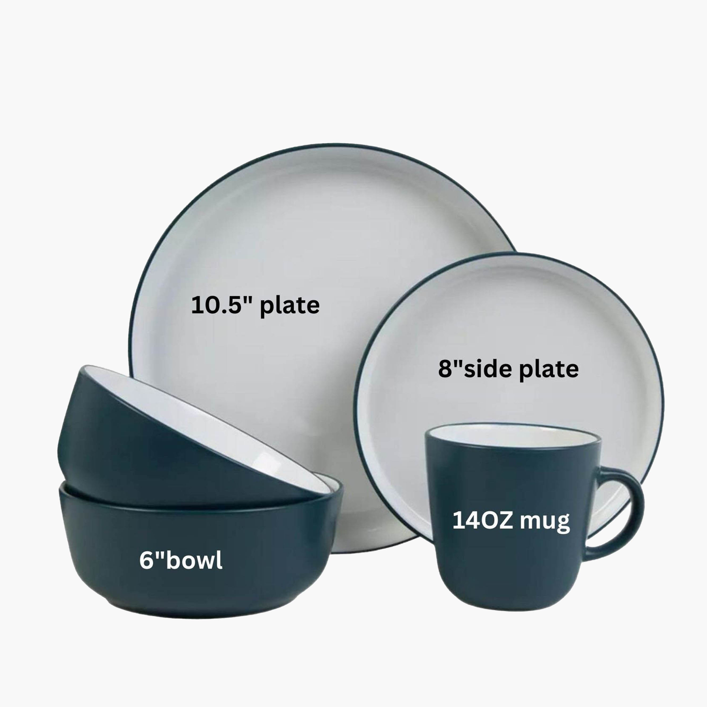 طقم عشاء 16 قطعة بلونين من إليجنزا - 4 أشخاص-hbxdiningroom-tabletop-dinnersets-image-4