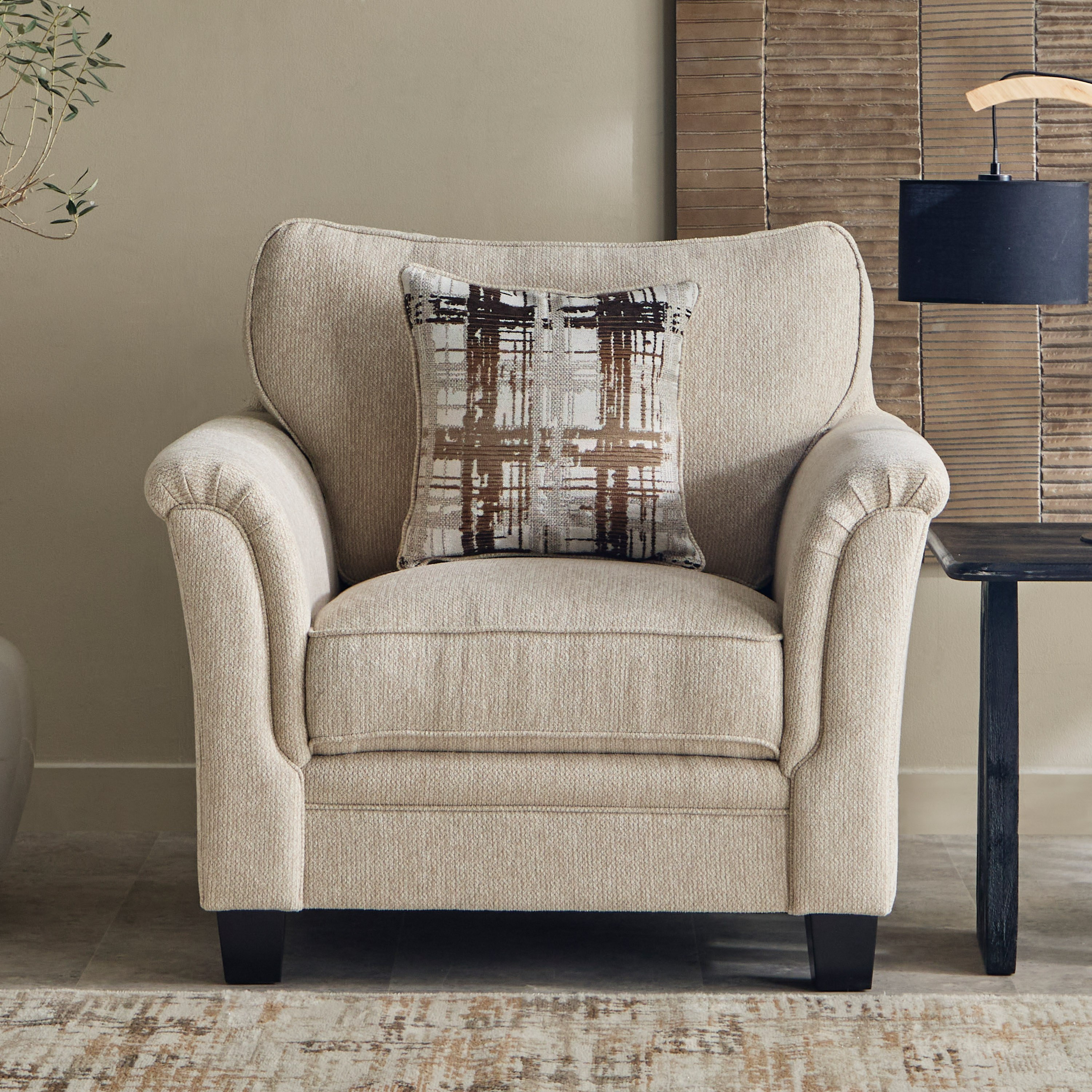 كرسي كنبة قماش بمساند ذراعين مع وسادة من أوربان-hbxlivingroom-sofasandarmchairs-sofas-image-2