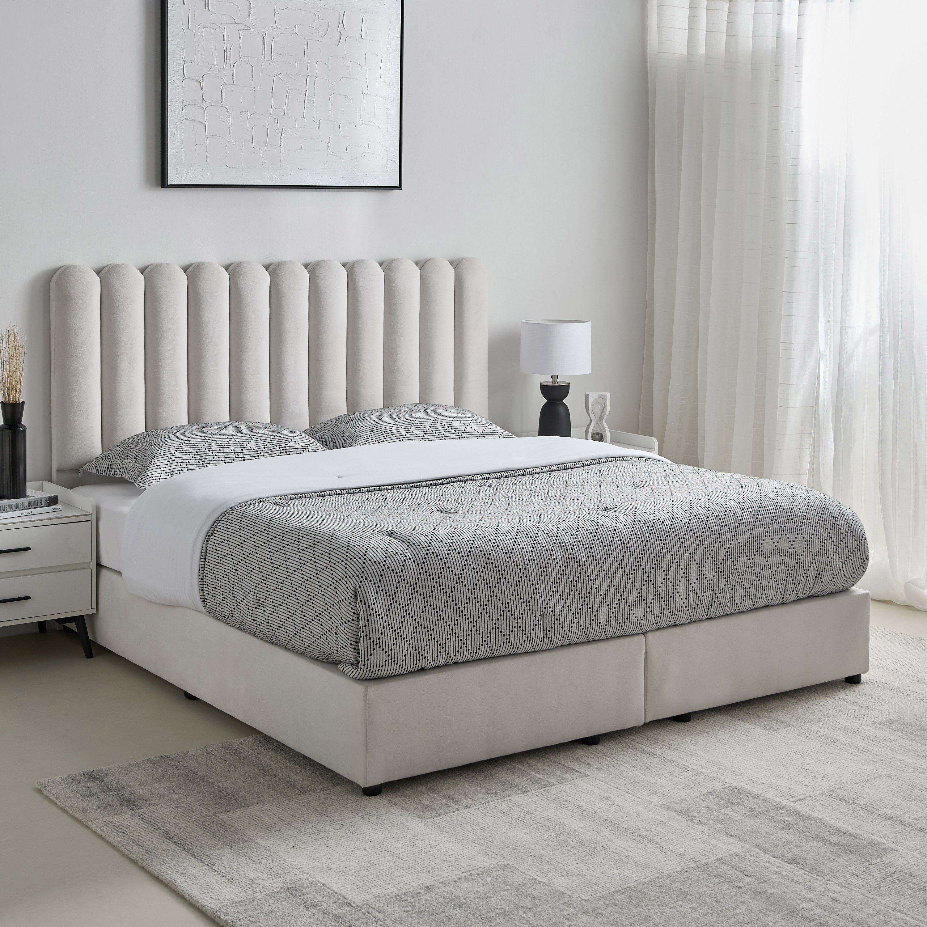 سرير توين منجد - كيرفي بروكس من موڤو - 120x200 سم-hbxbedroom-bedsandbedsets-upholsteredbeds-twin-image-1