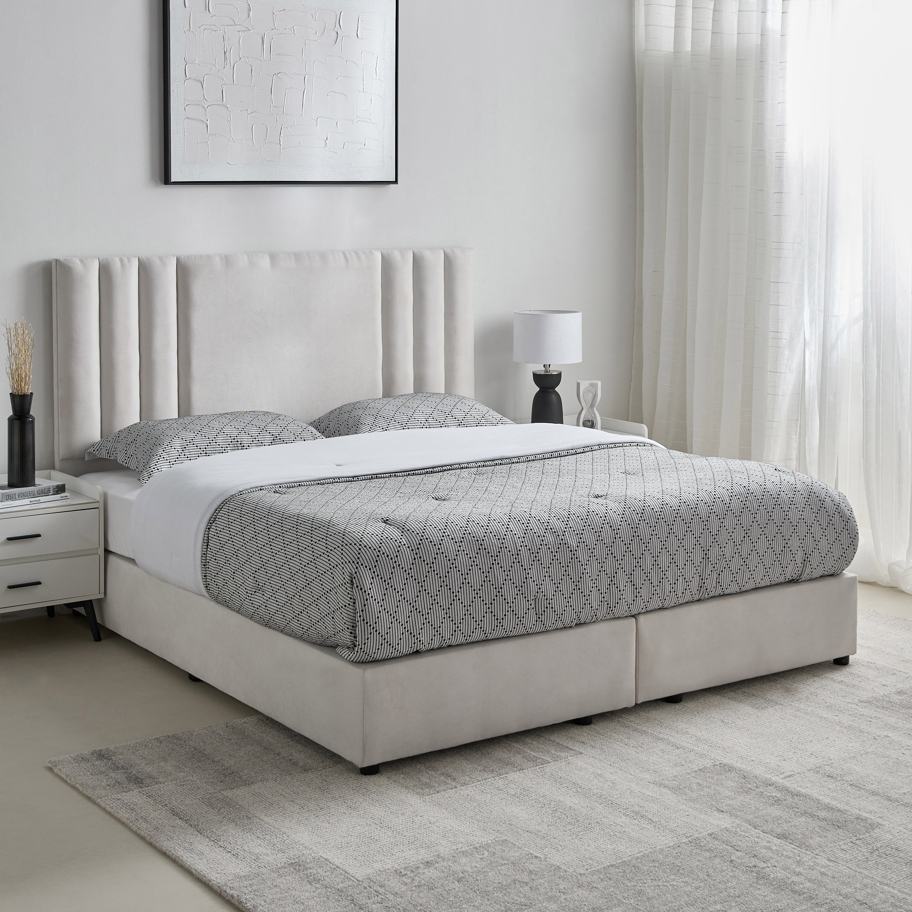 Movo Curvy Galaxy Twin Upholstered Bed - 120x200 cm-PROMO_HB_SA_HBX10_TH1000_NEW_031025-image-1
