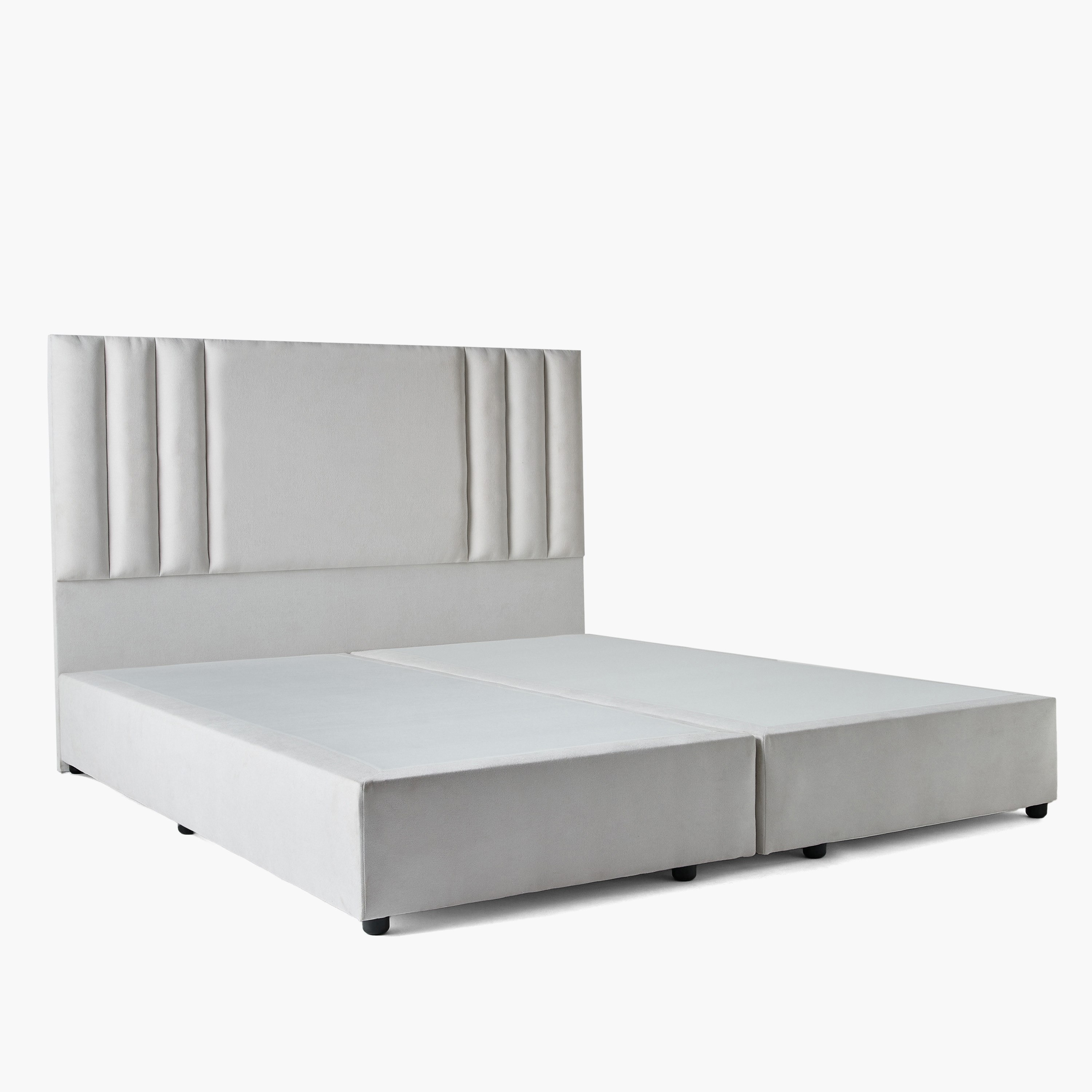 Movo Curvy Galaxy Upholstered Queen Bed - 140x200 cm-hbxbedroom-bedsandbedsets-beds-queen-image-10