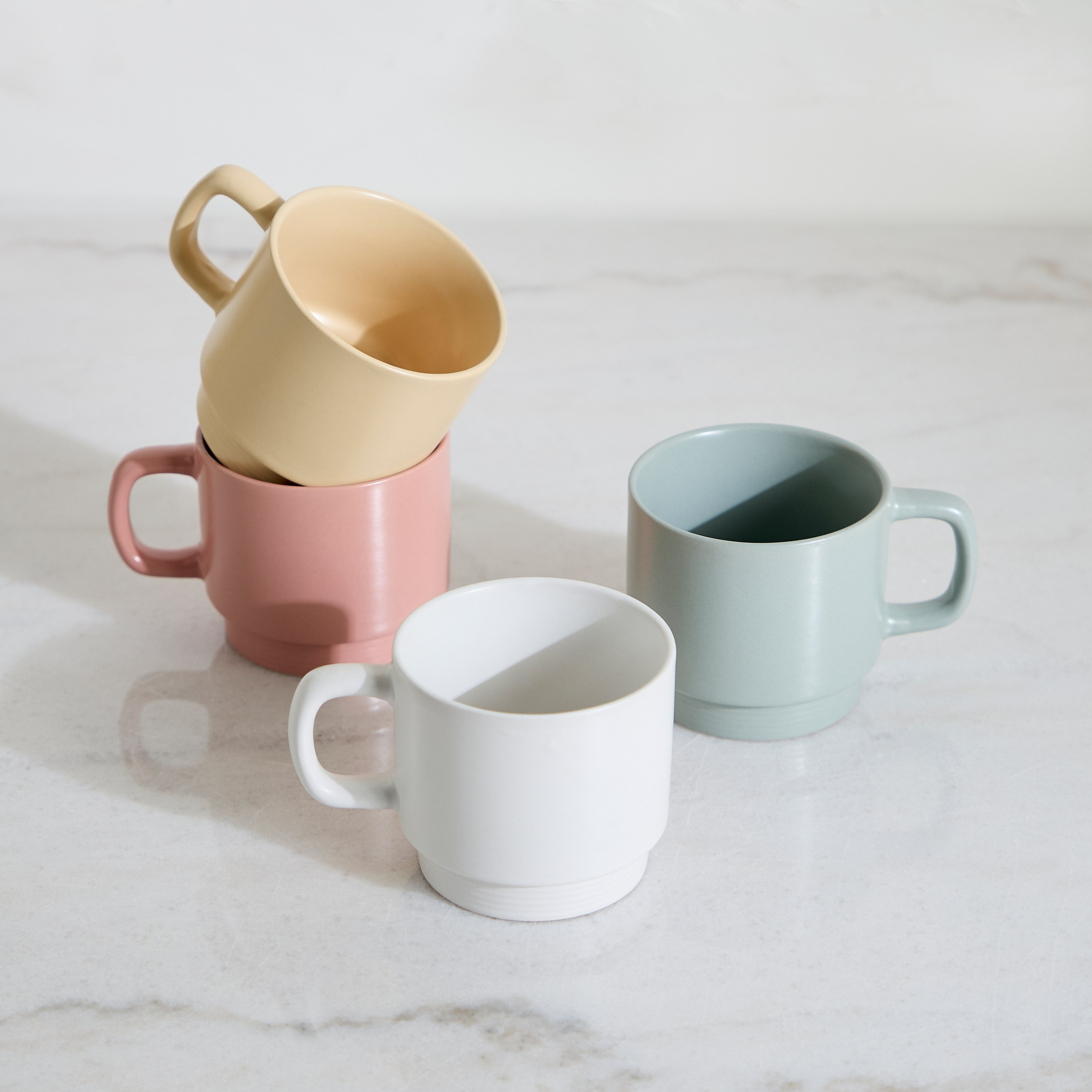 Davis 4-Piece Stoneware Coffee Mug Set - 300 ml-hbxhomeware-hbxkitchen-image-2