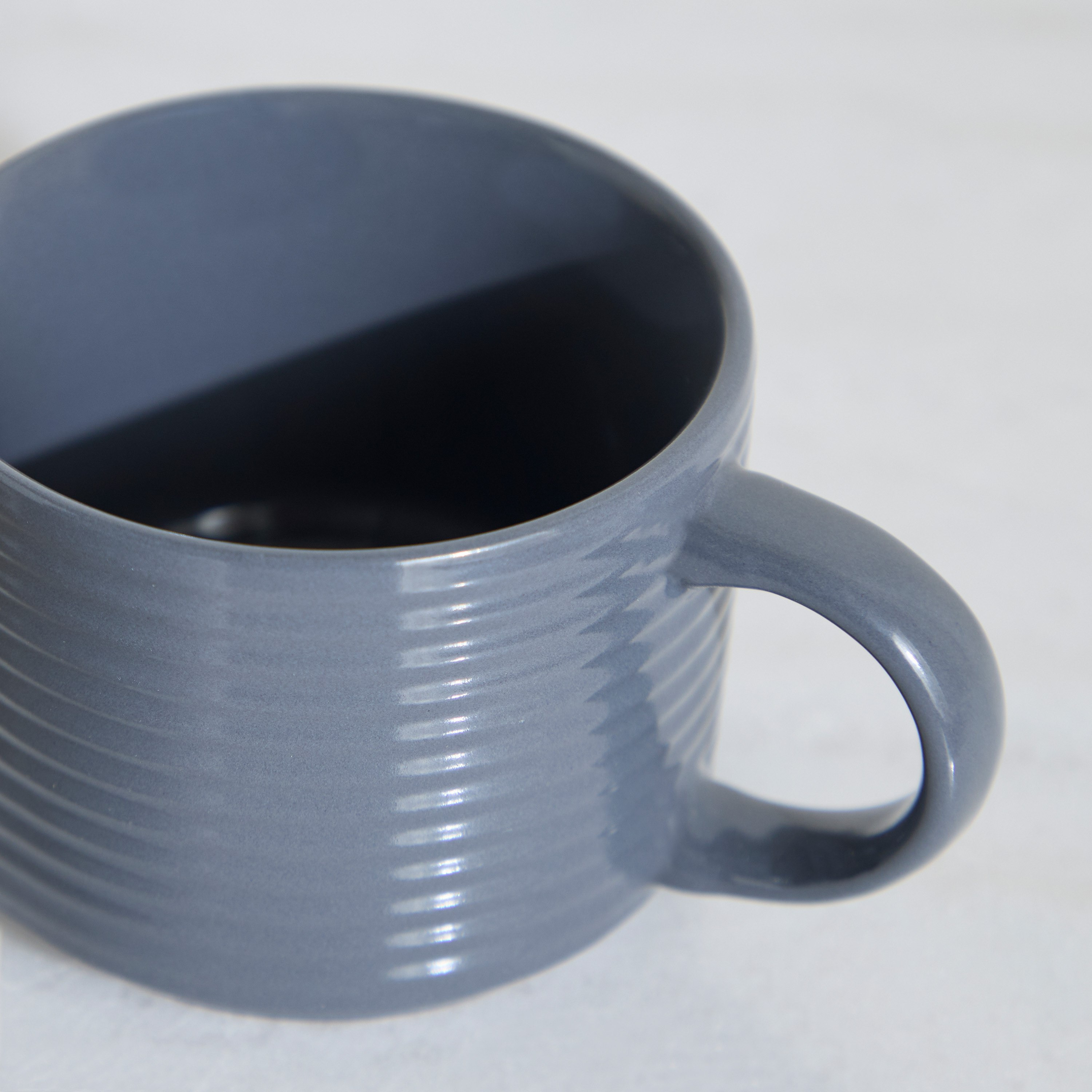 Davis 4-Piece Stoneware Monochrome Coffee Mug Set - 300 ml-hbxhomeware-diningandtabletop-coffeeandteasets-image-3