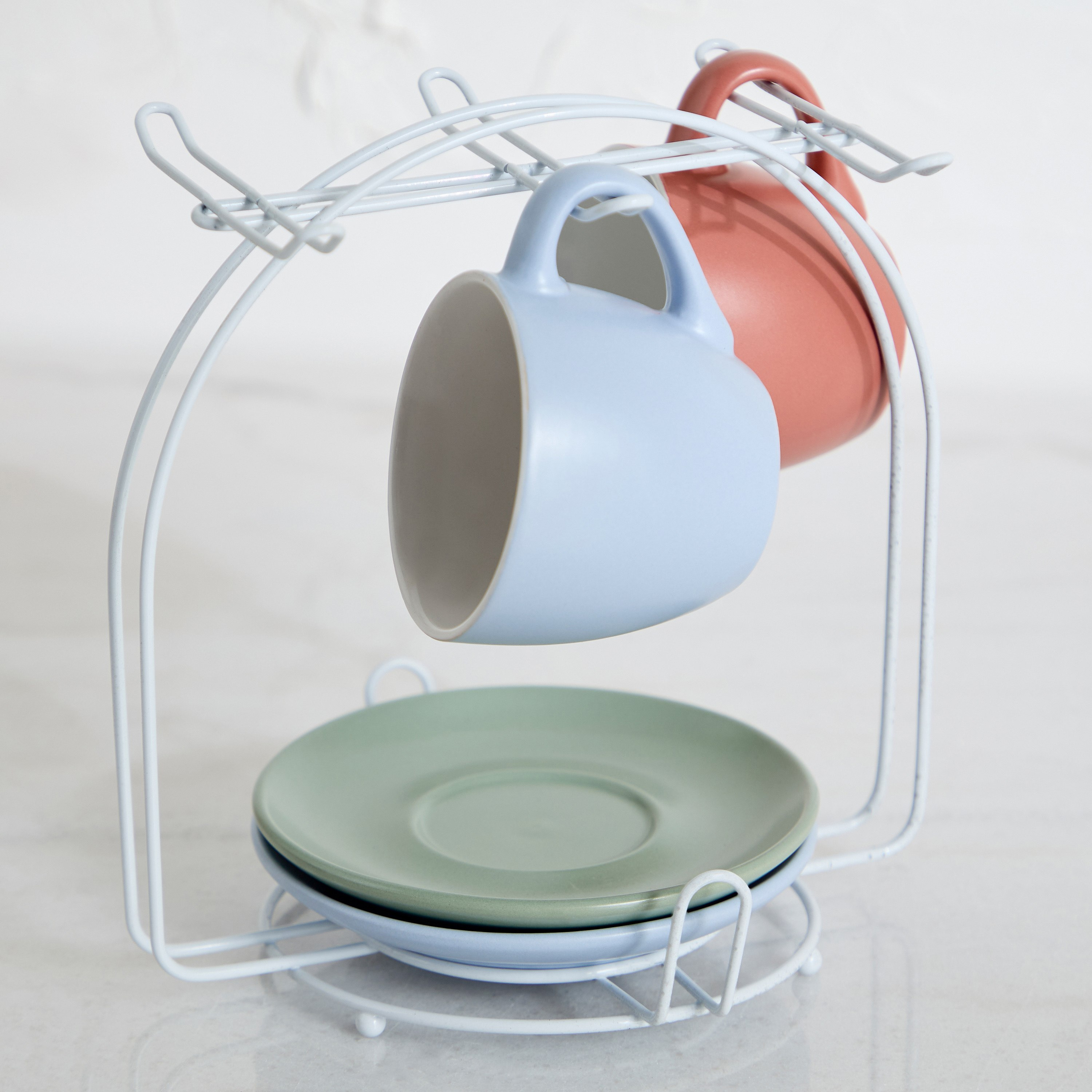 Davis 12-Piece Stoneware Tea Cup and Saucer Set - 220 ml-hbxhomeware-hbxkitchen-image-4